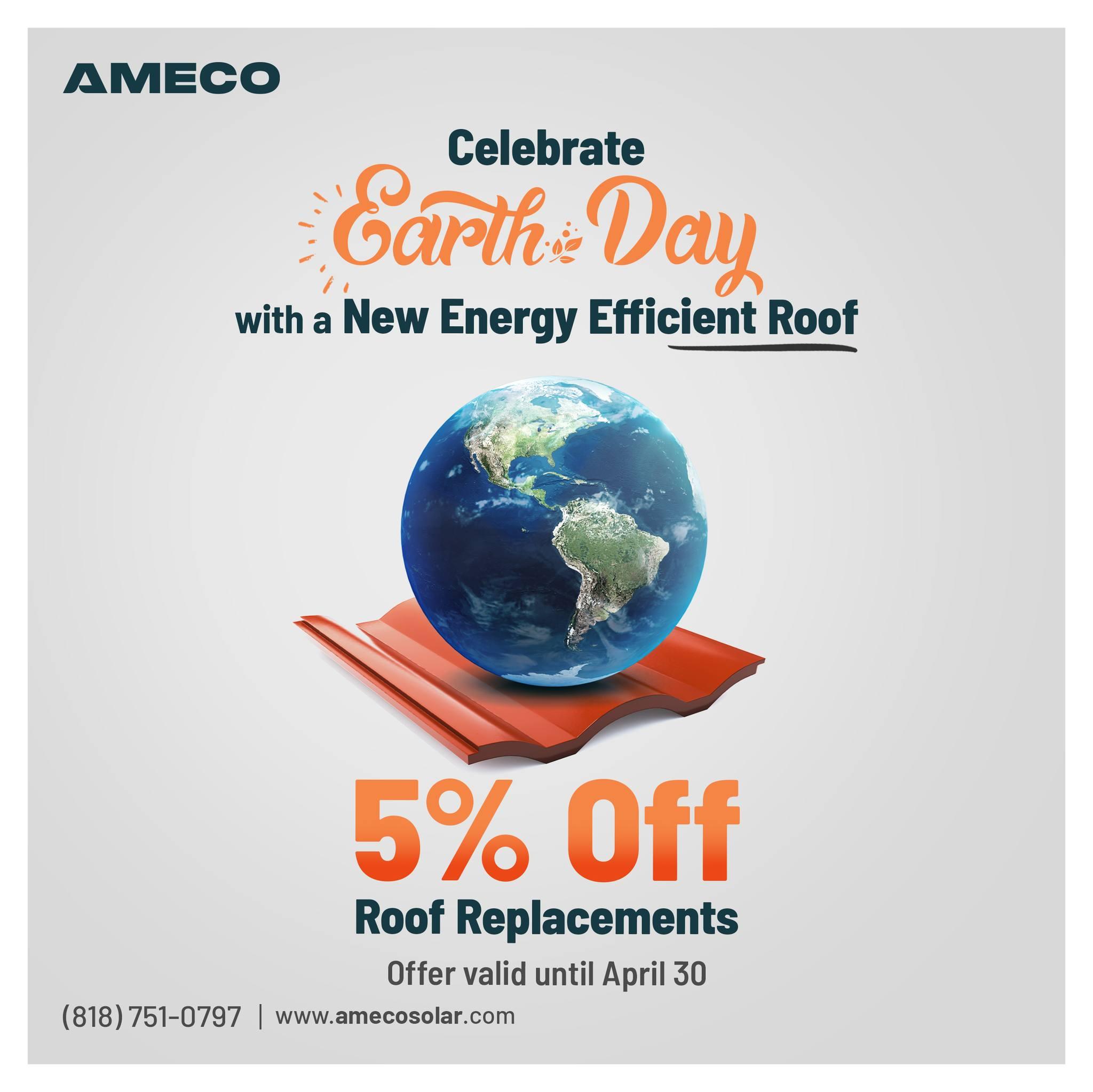 Enjoy 5% off roof replacements and secure your investment.  Hurry, offer ends April 30th!