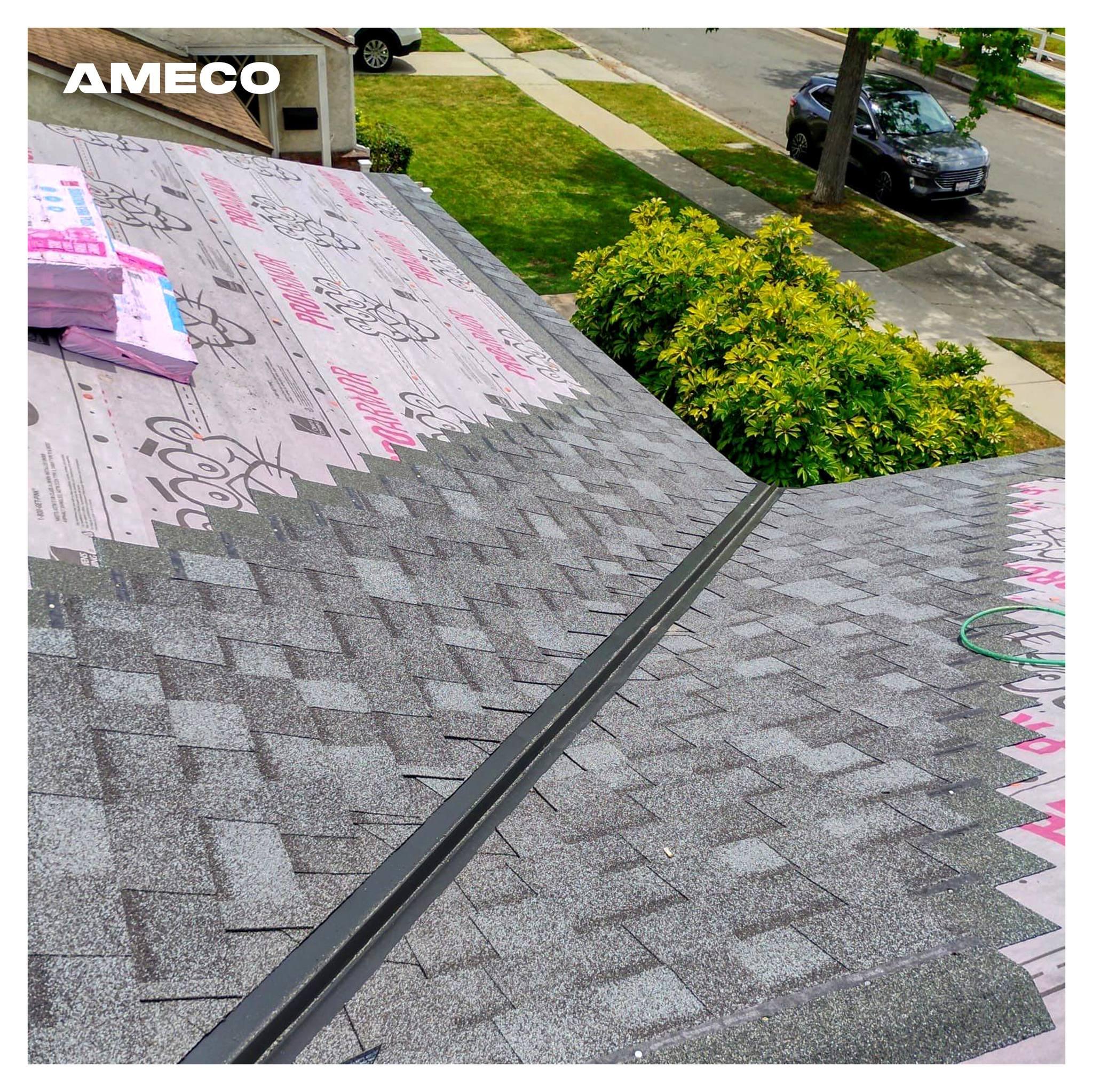Careful installation of high-quality shingles ensures a durable, weather-resistant roof.