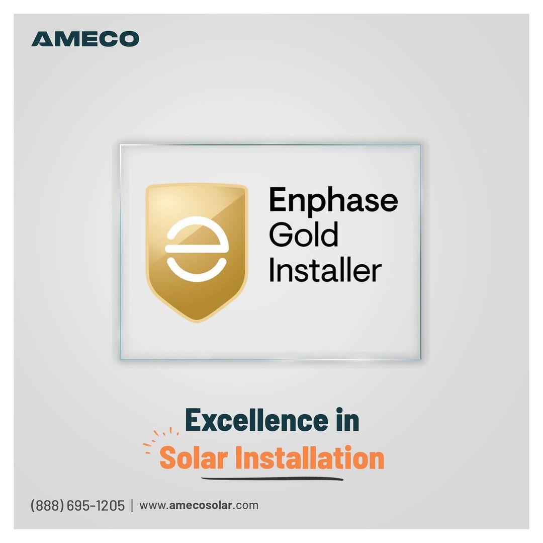 Proudly Recognized as an Enphase Gold Installer!