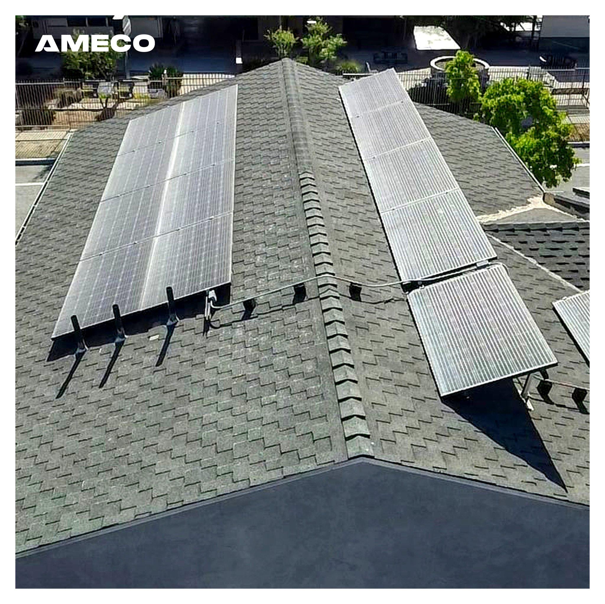 Protect your roof and power your home with AMECO.
