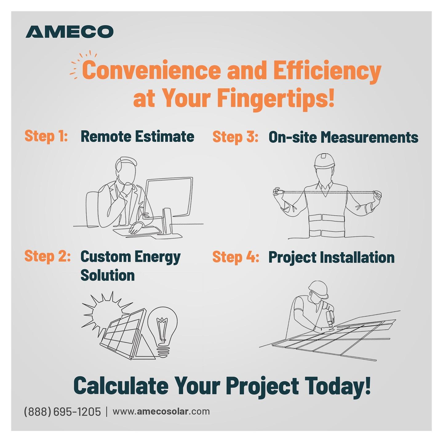 Experience a hassle-free solar journey with our streamlined process!