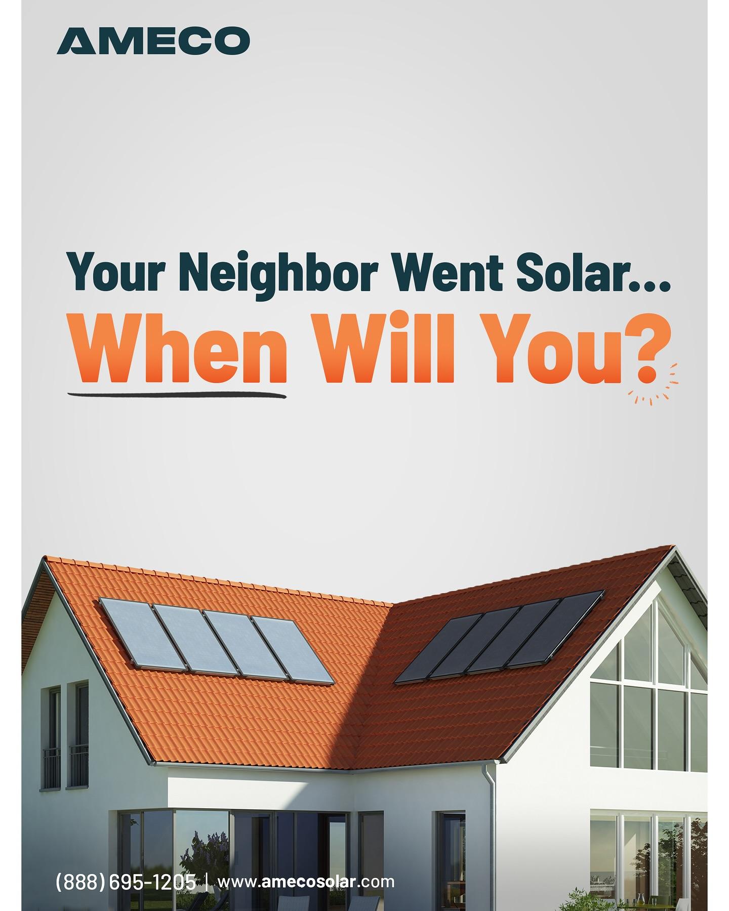 Your neighbor took a step toward a cleaner future with solar. When will you?