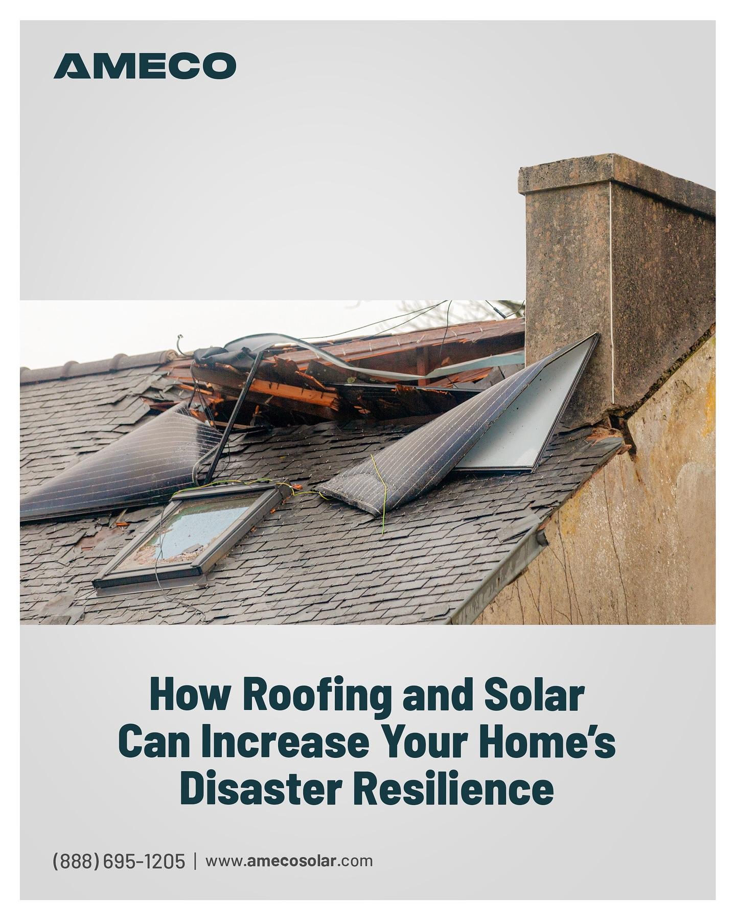 Pairing a durable roof with solar panels doesn’t just cut energy bills—it boosts your home’s disaster resilience.