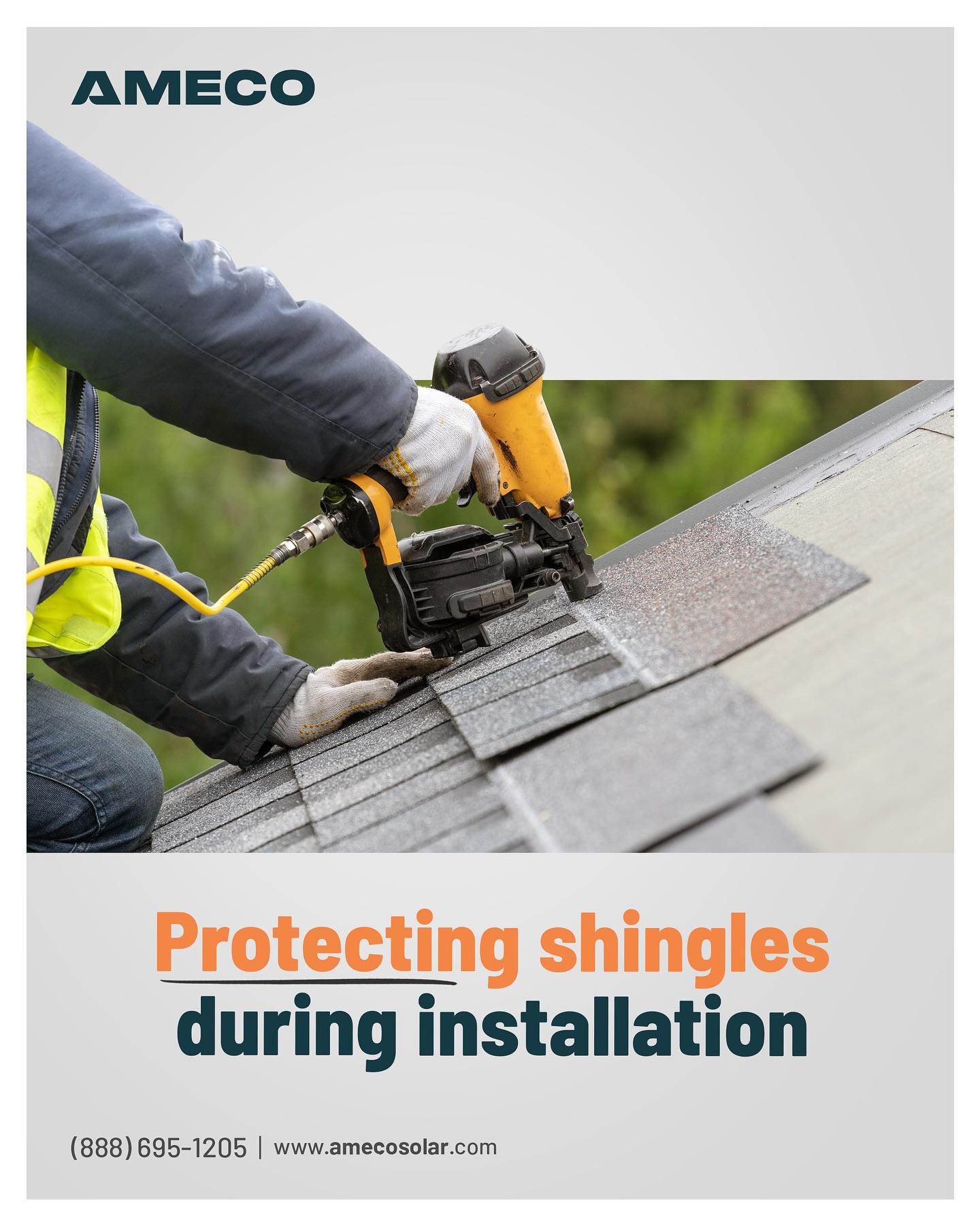Proper solar installation prevents damage to shingles.