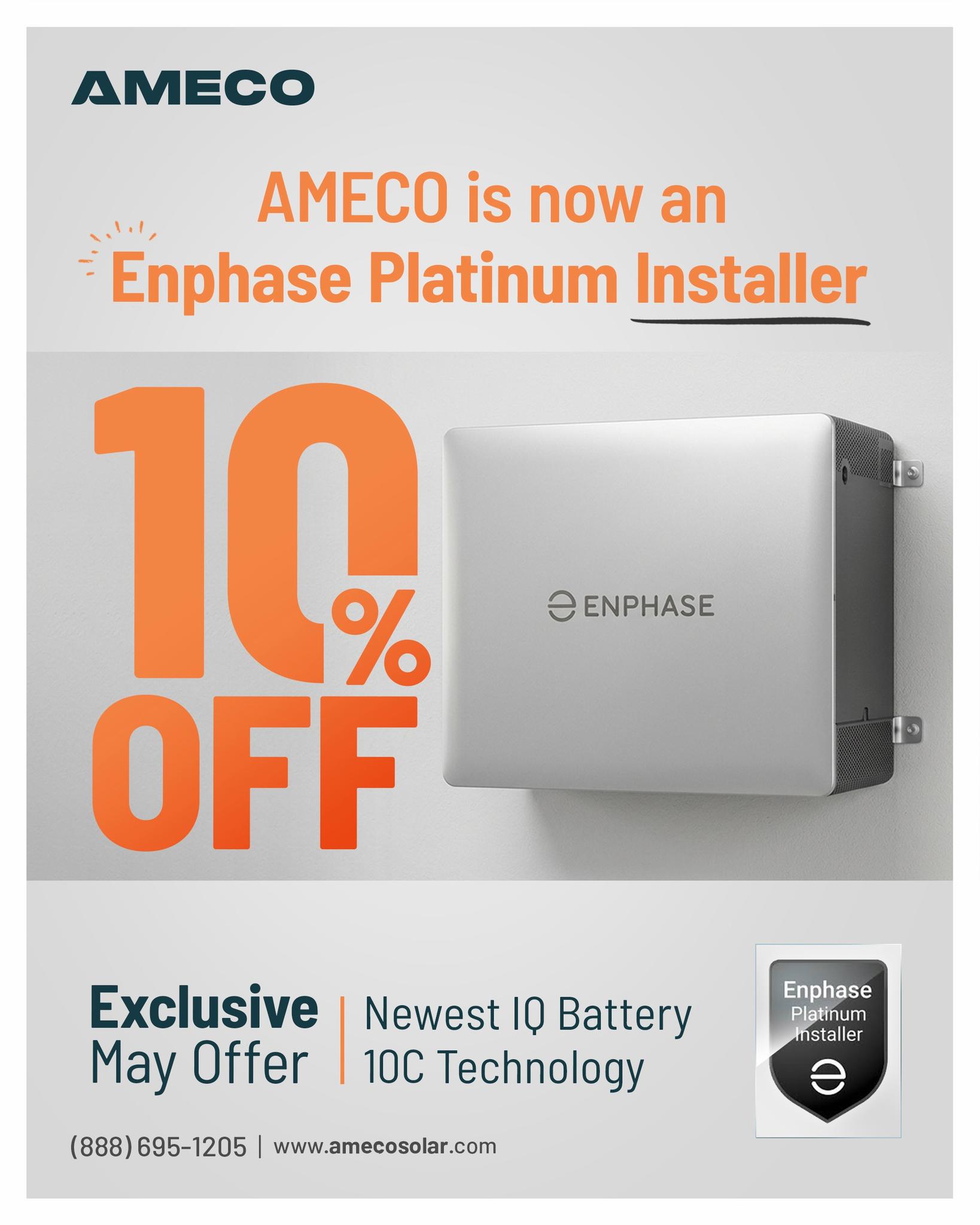 To celebrate, we’re offering an exclusive May promotion: 10% off the newest IQ Battery 10C technology.