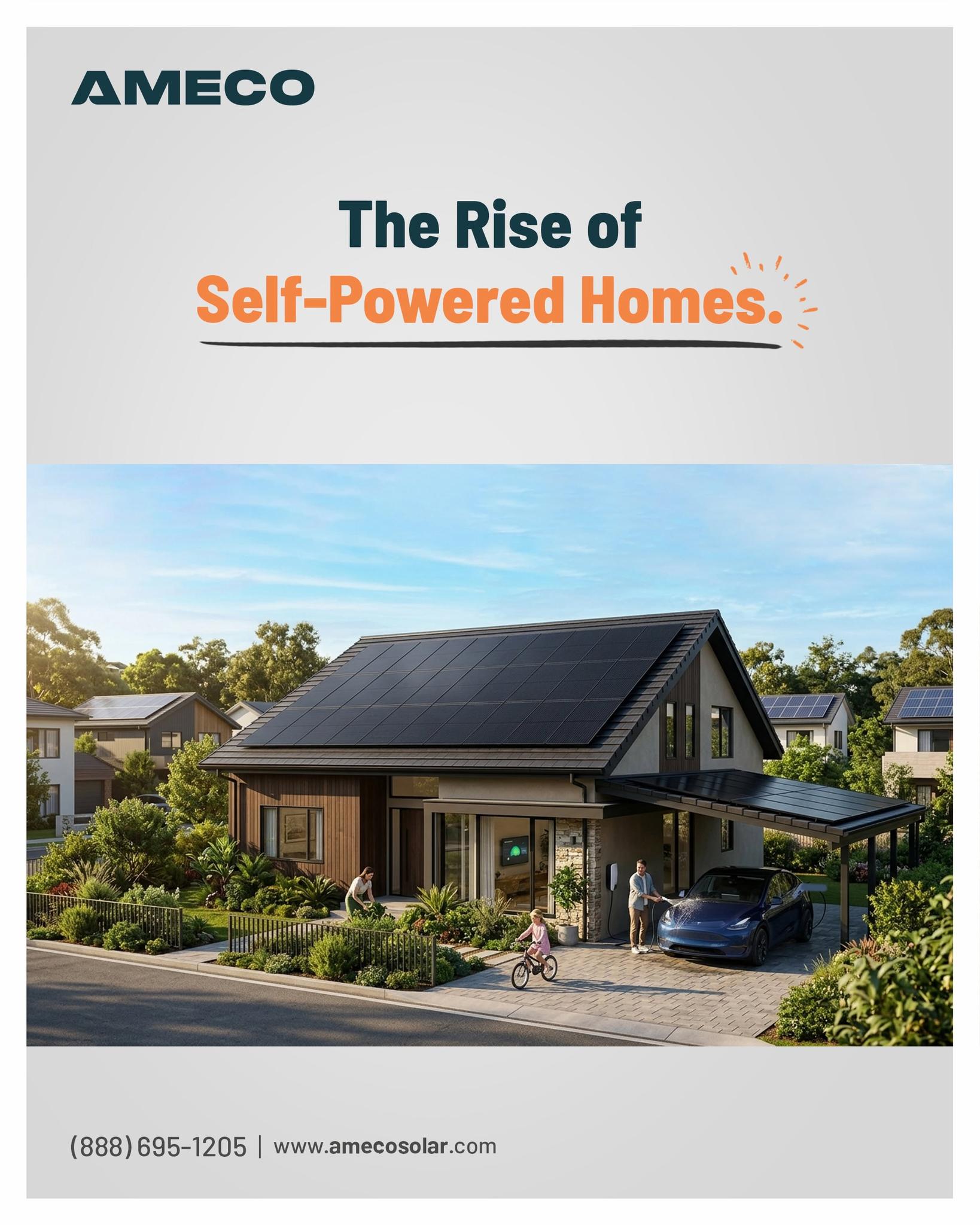 What used to sound like something out of a sci-fi magazine is now parked right next door. The self-powered home isn’t coming—it’s already here.