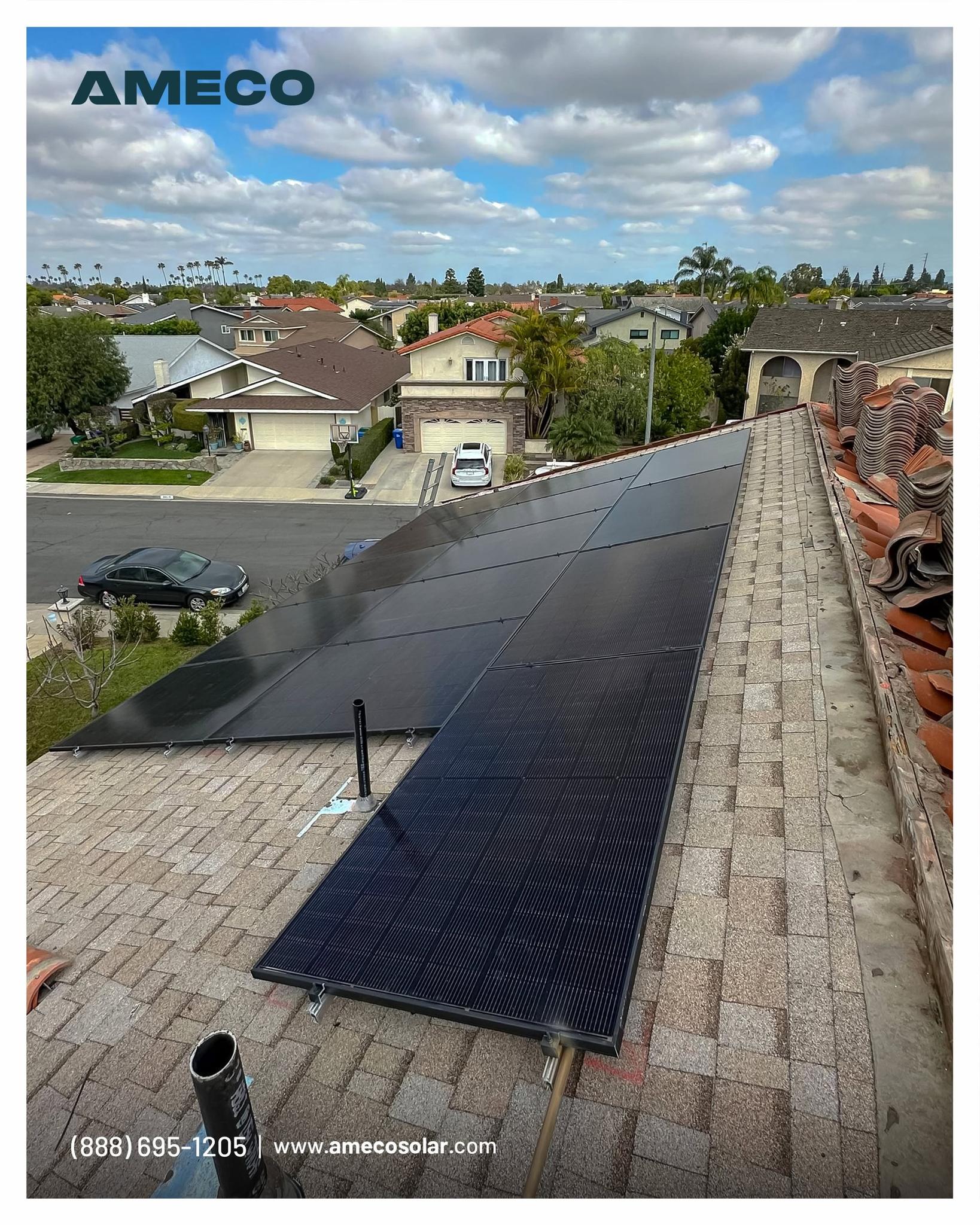 Another solar project in progress—getting everything set for clean energy ahead.
