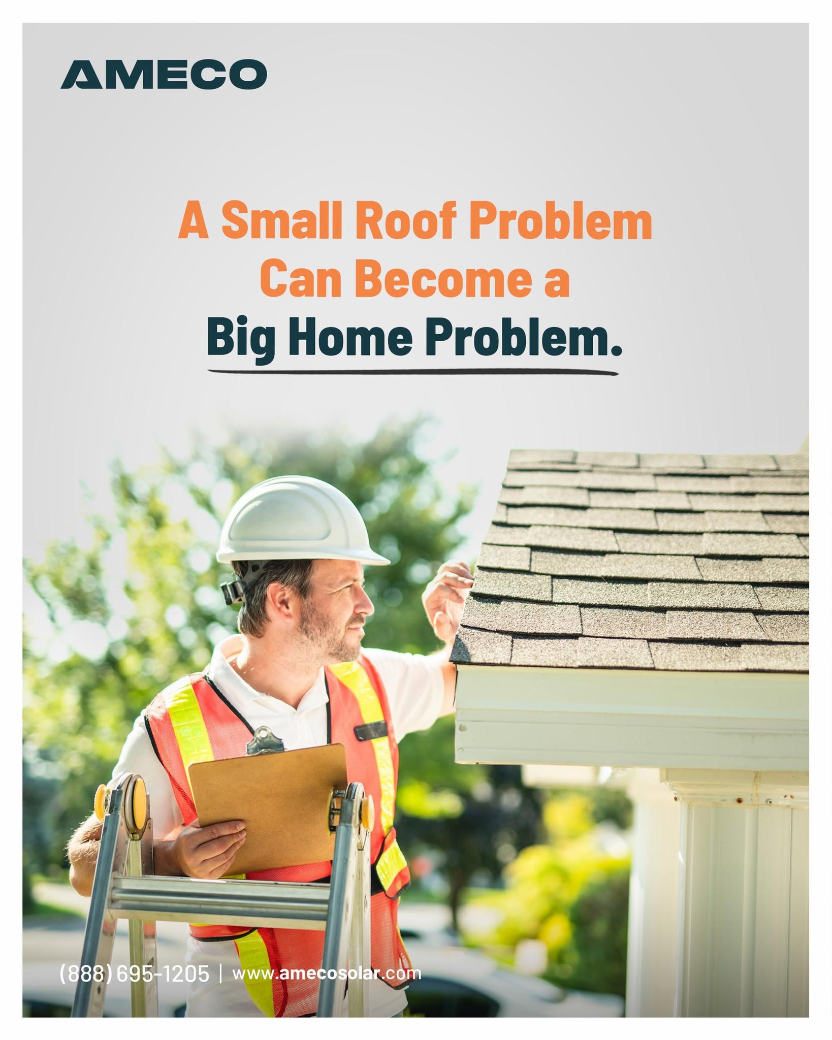 A small roof leak can lead to serious water damage, affecting insulation, ceilings, drywall, and even structural framing. Catching roofing issues early can help prevent costly repairs.