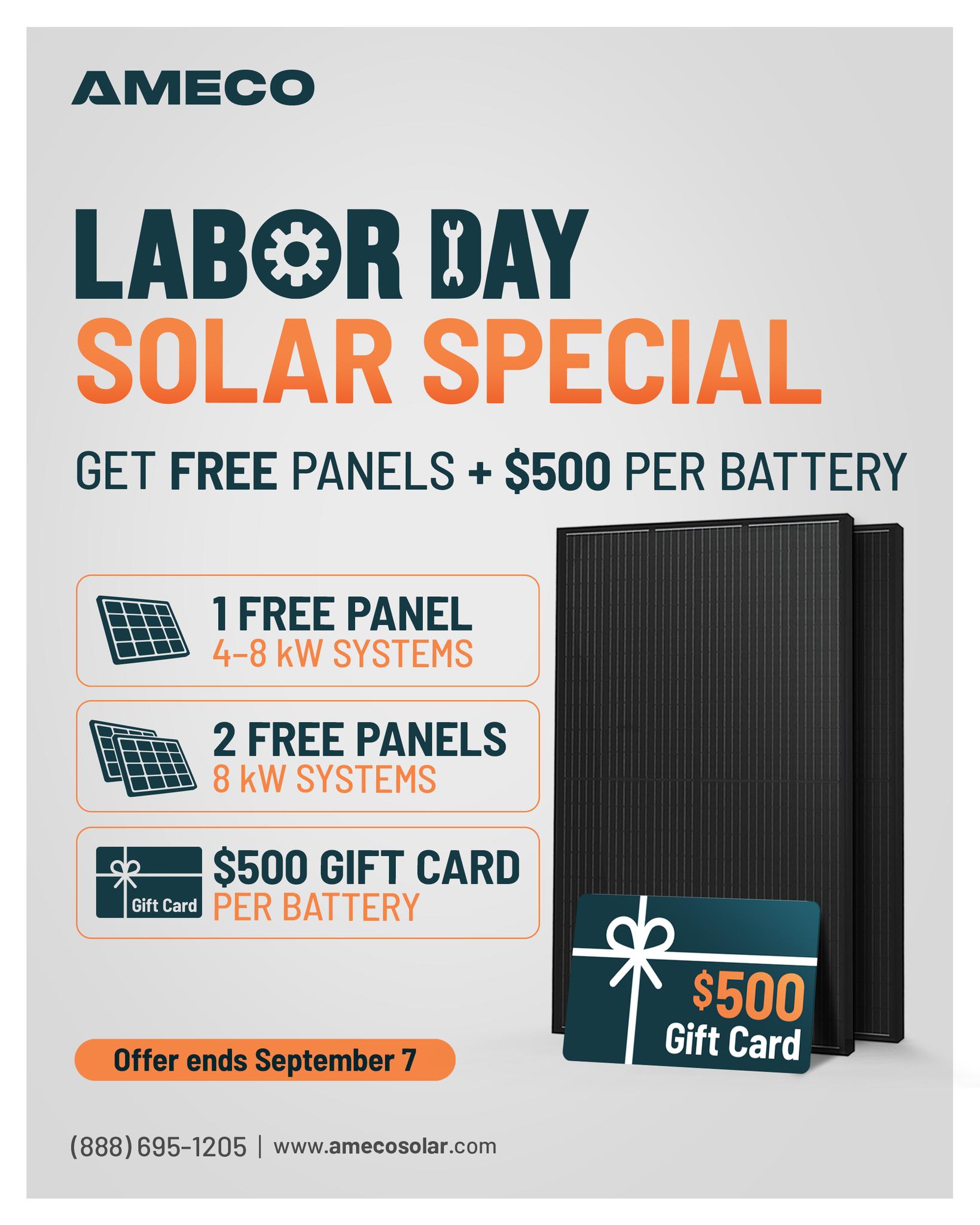 Get more value with our Labor Day Solar Special.