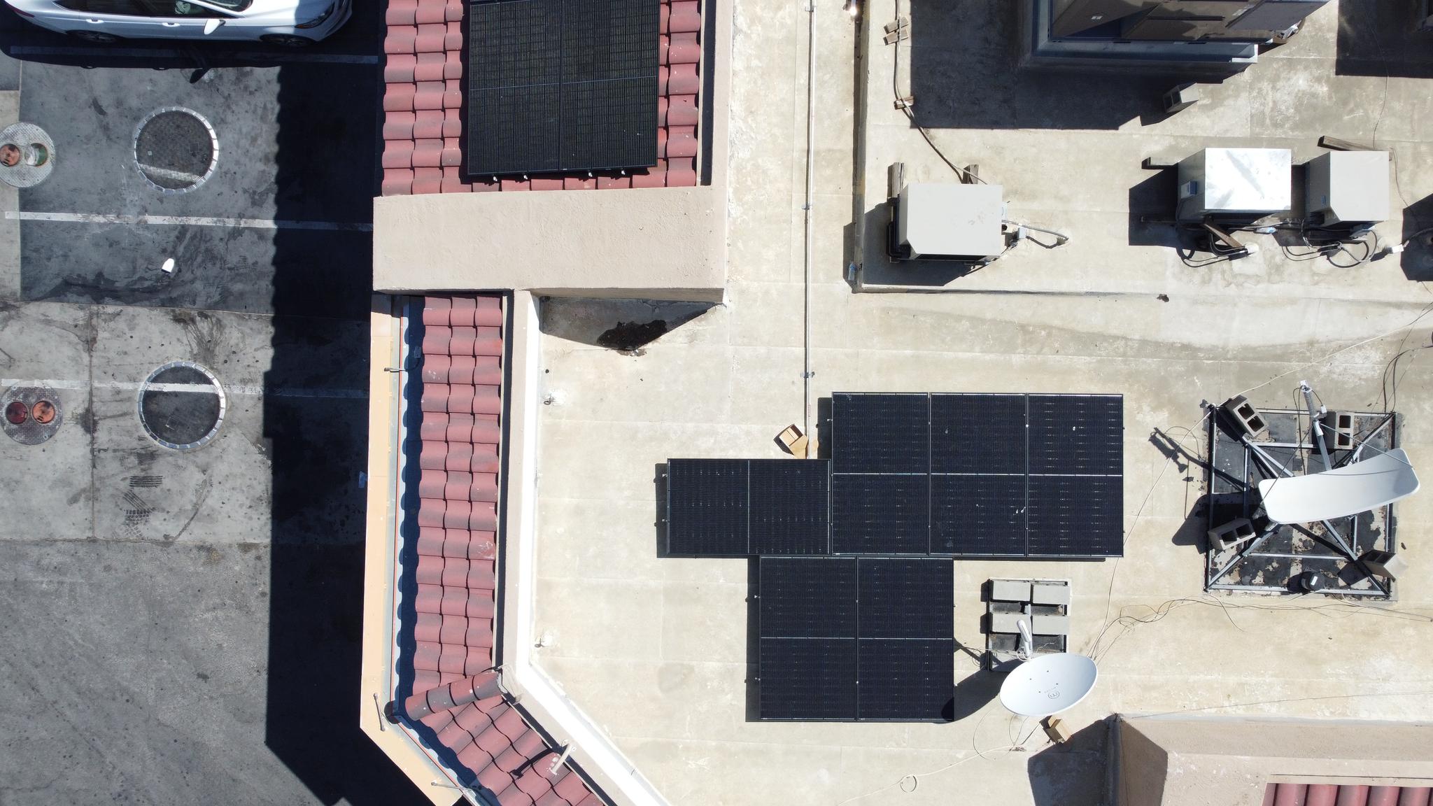 Solar panels - the building blocks of a brighter future.