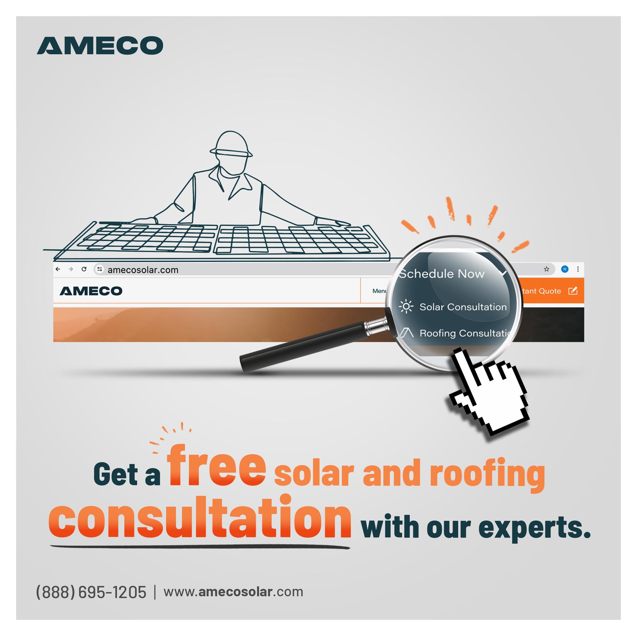 Get a free solar or roofing consultation with our experts