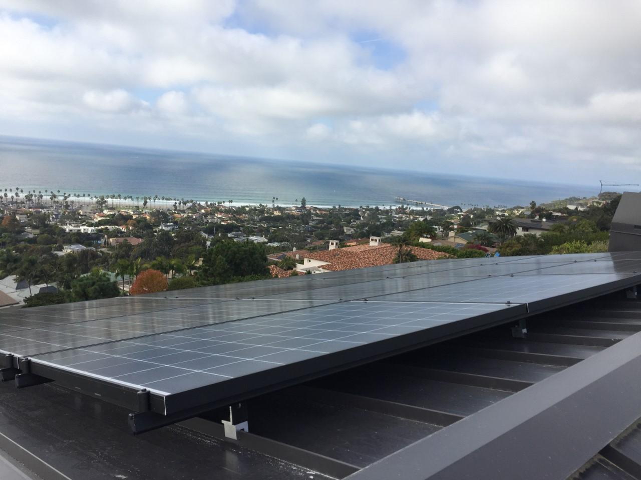 La Jolla metal roof