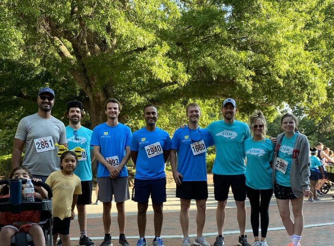 8MSolar team members, marathon promoting STEM fields for young women.