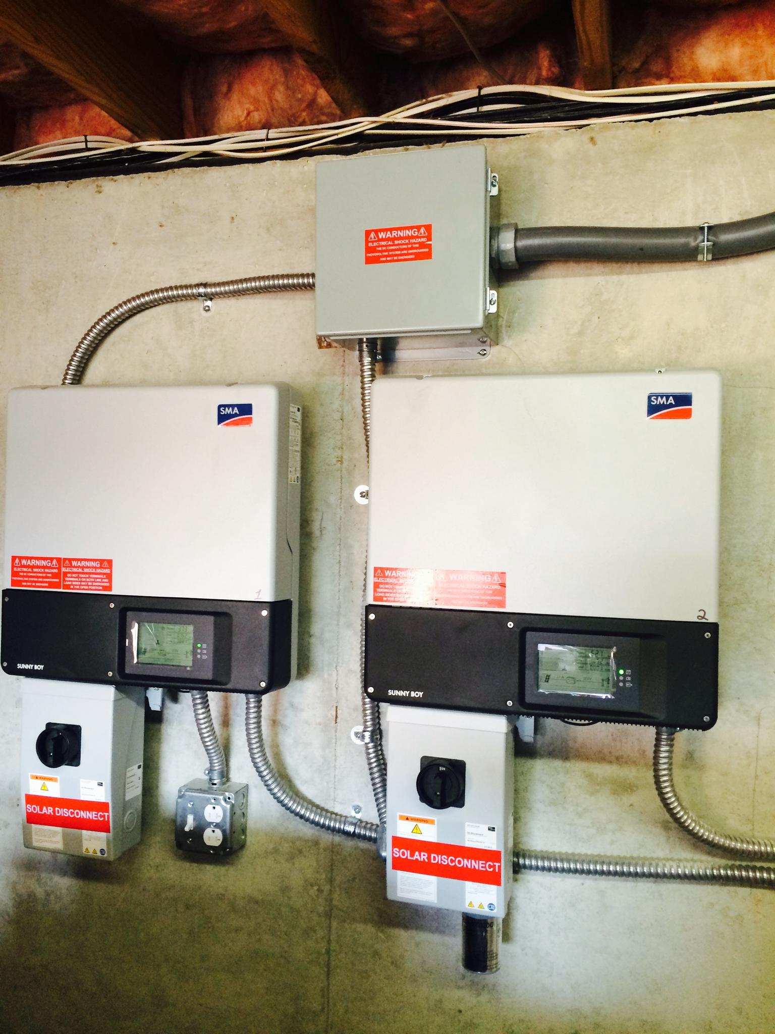 Inverters for 17.08 kilowatt solar array in Carthage, MO