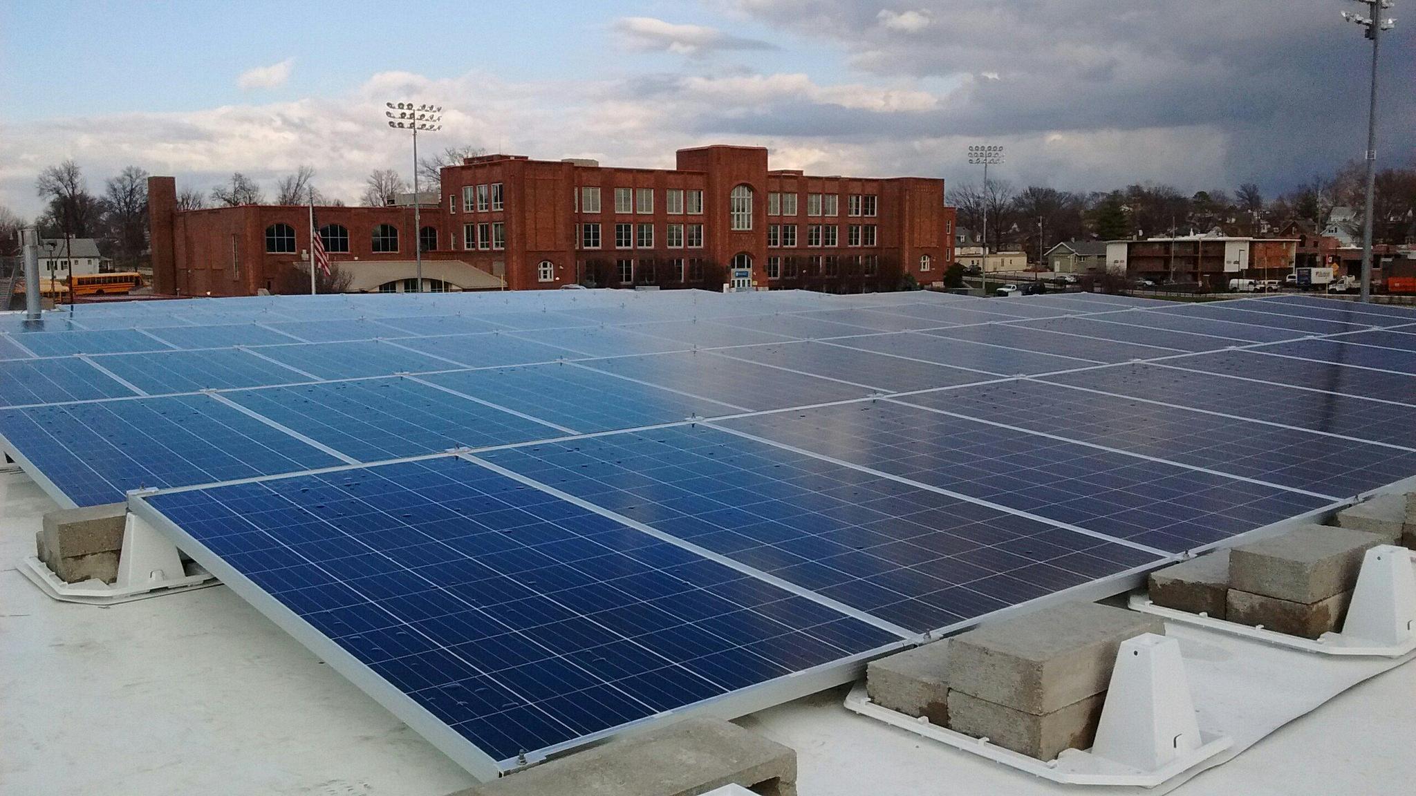 25.42 kilowatt solar array in Maplewood, MO