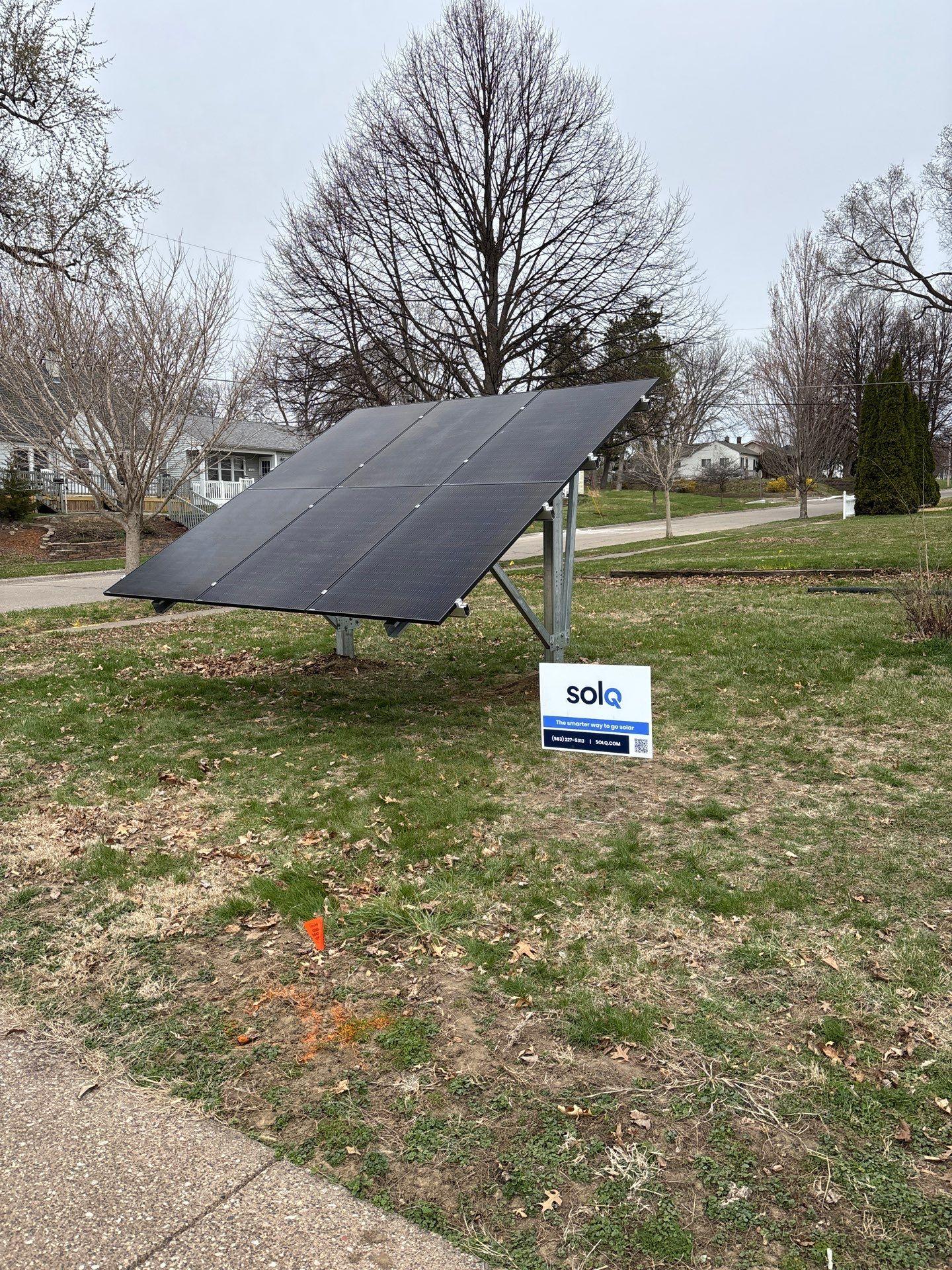 Residential Ground Mount Iowa