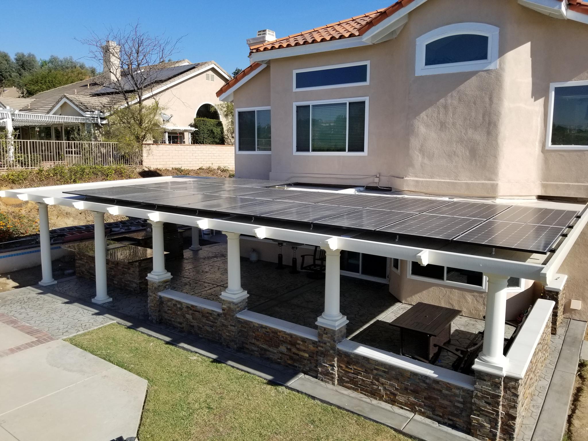 Solar Patio Cover Yorba Linda Orange County CA