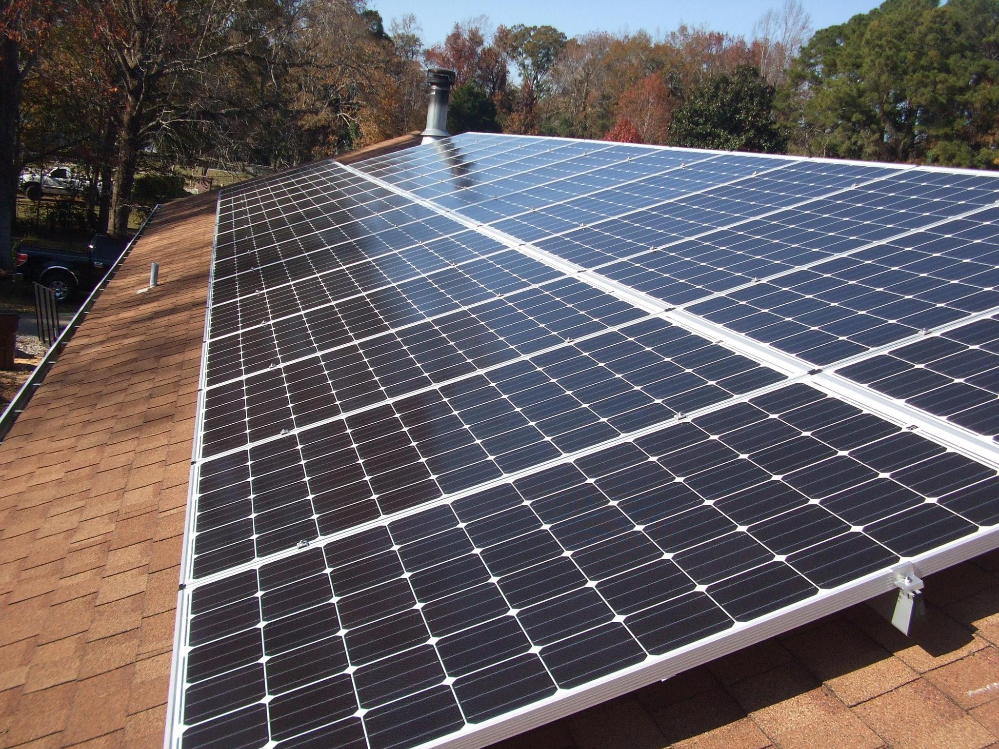 10kw Array with American-made Solarworld 285 watt panels