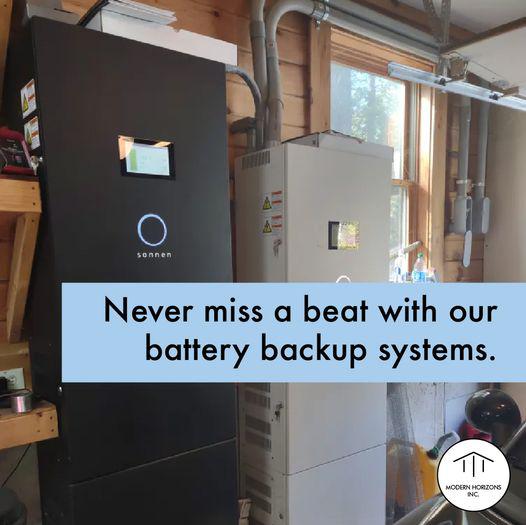 Our battery backup systems (powered from the grid or by solar) keep things running smoothly, quietly, and without lag!