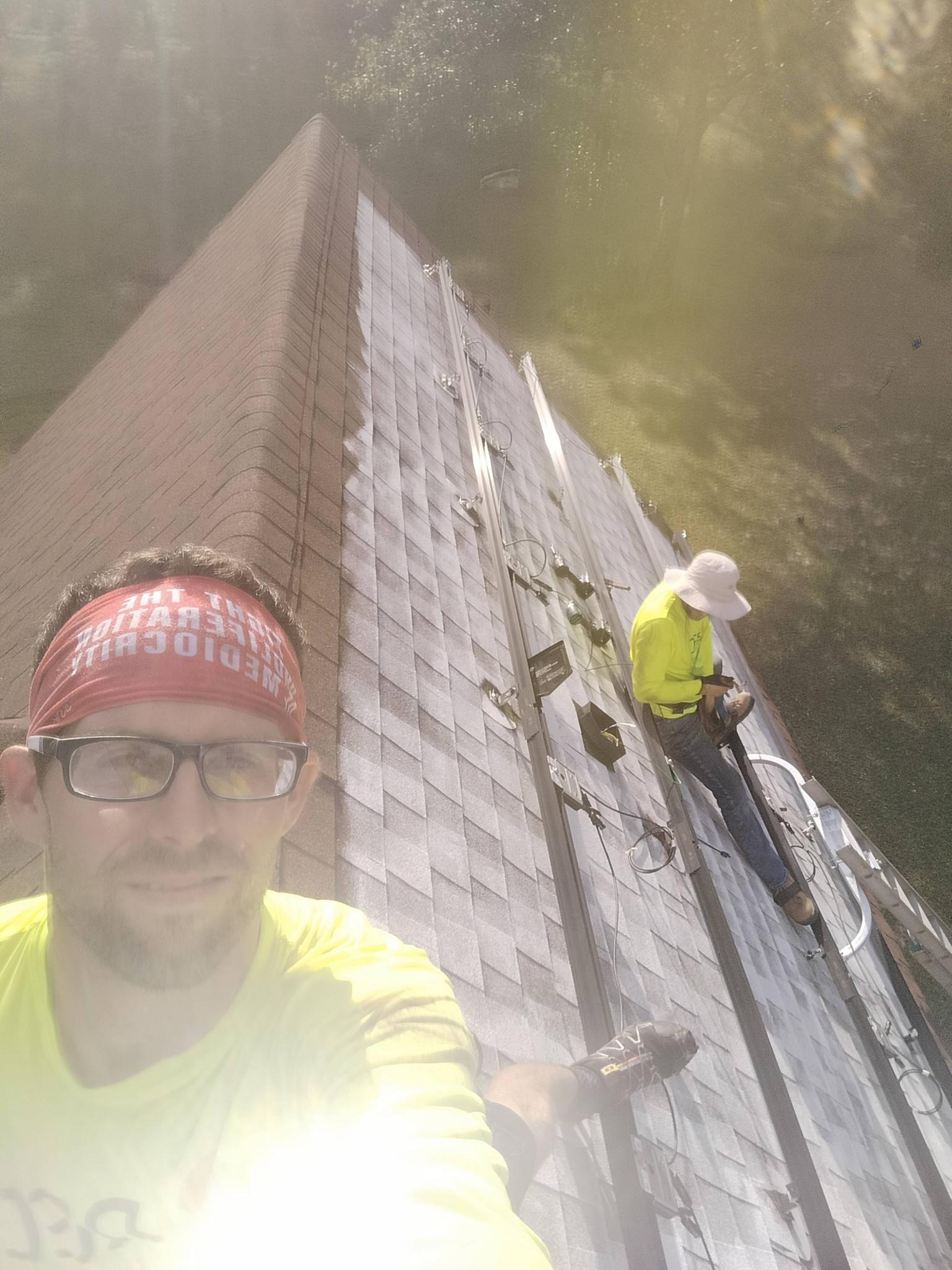 Yours truly installing in Pine Bluff, AR