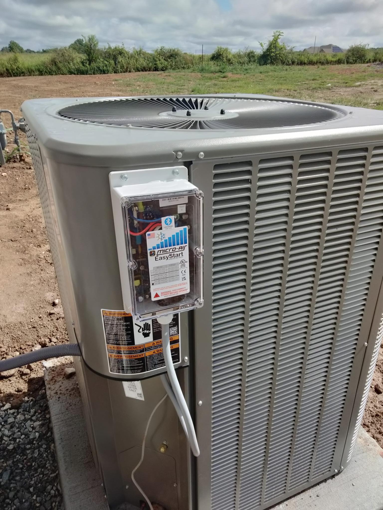 We install soft starts for AC units