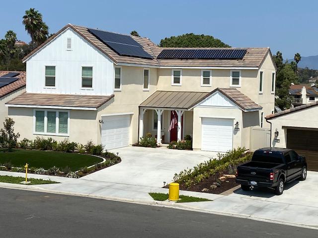 Roof top installation in Bonsall