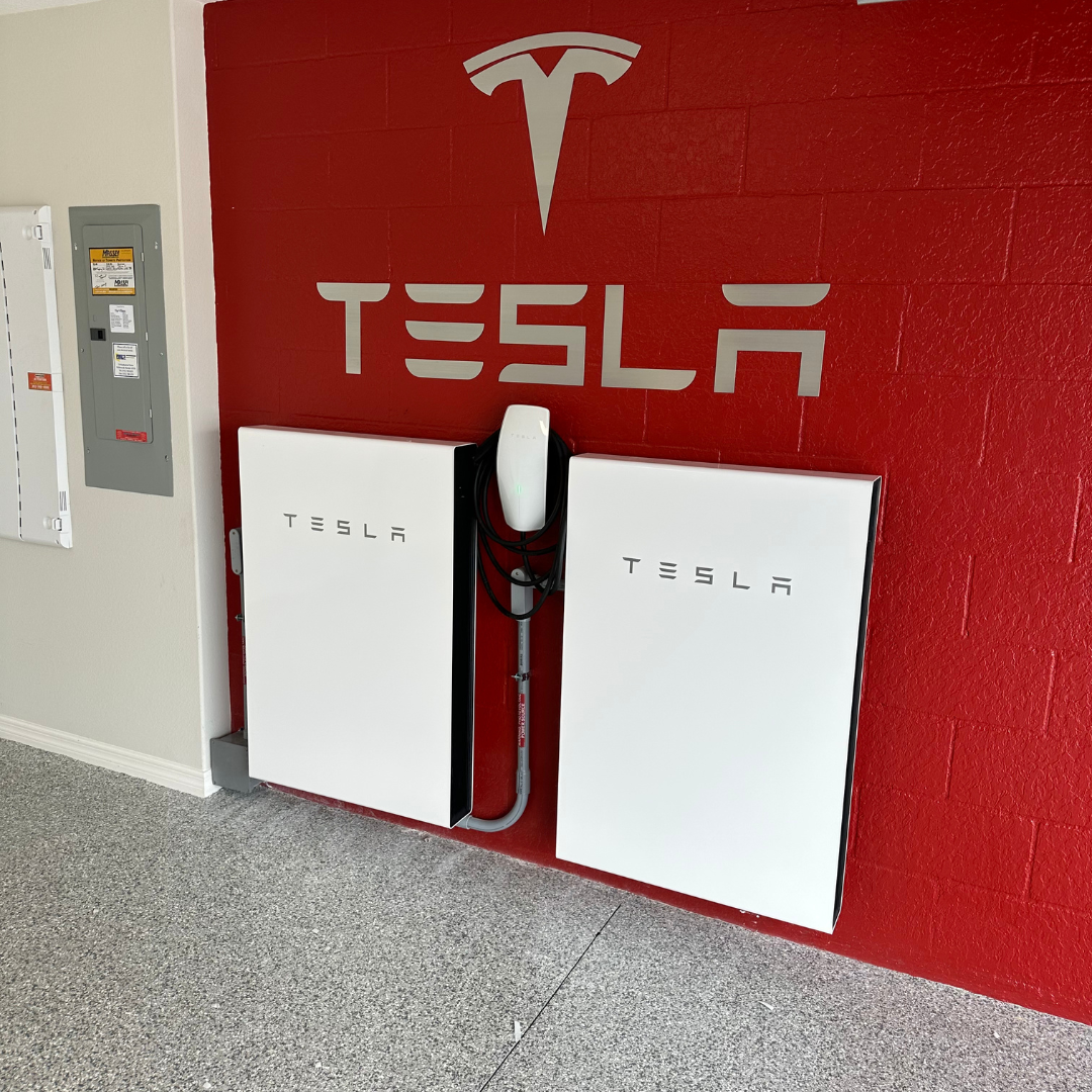 Go Solar Power Tesla Powerwall Installation