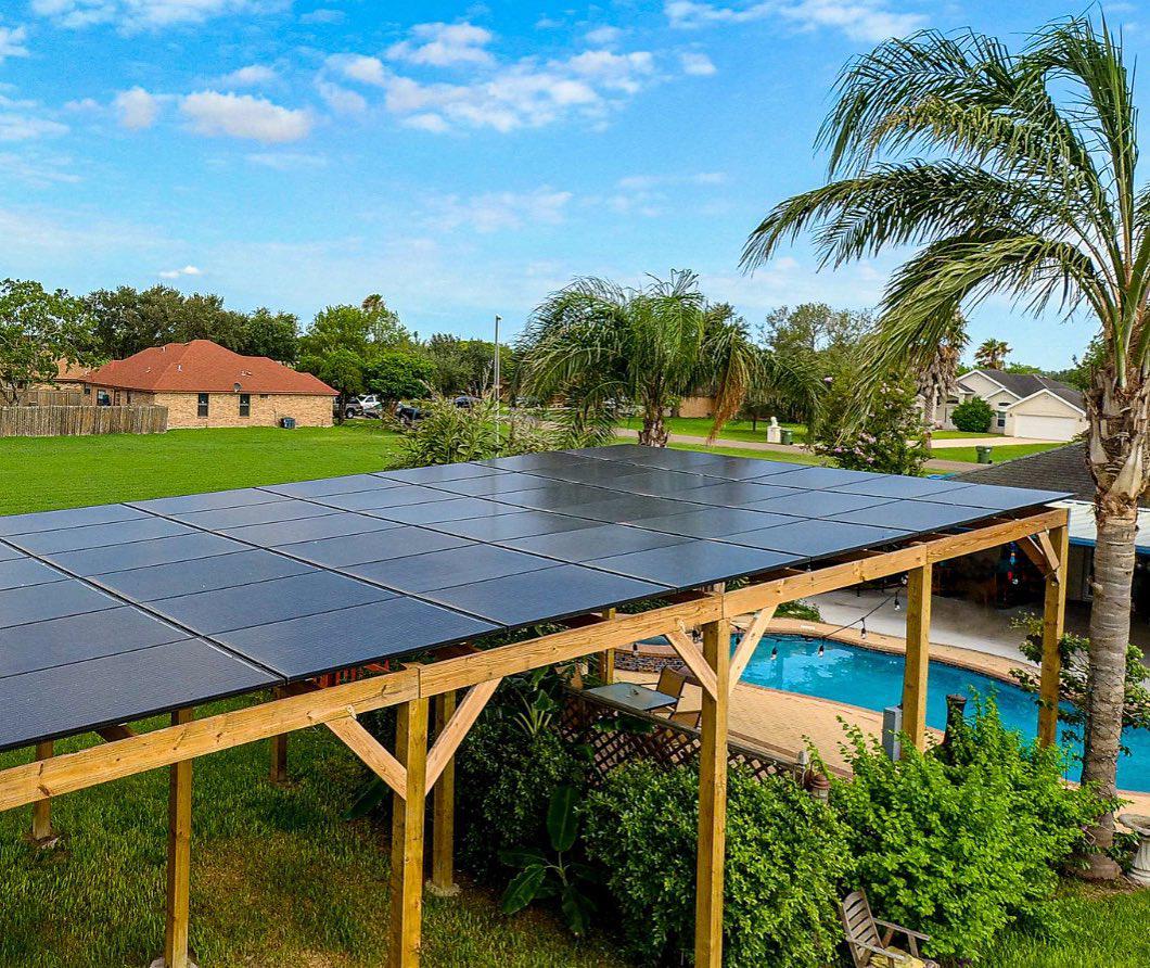 Solar Pergola Installation