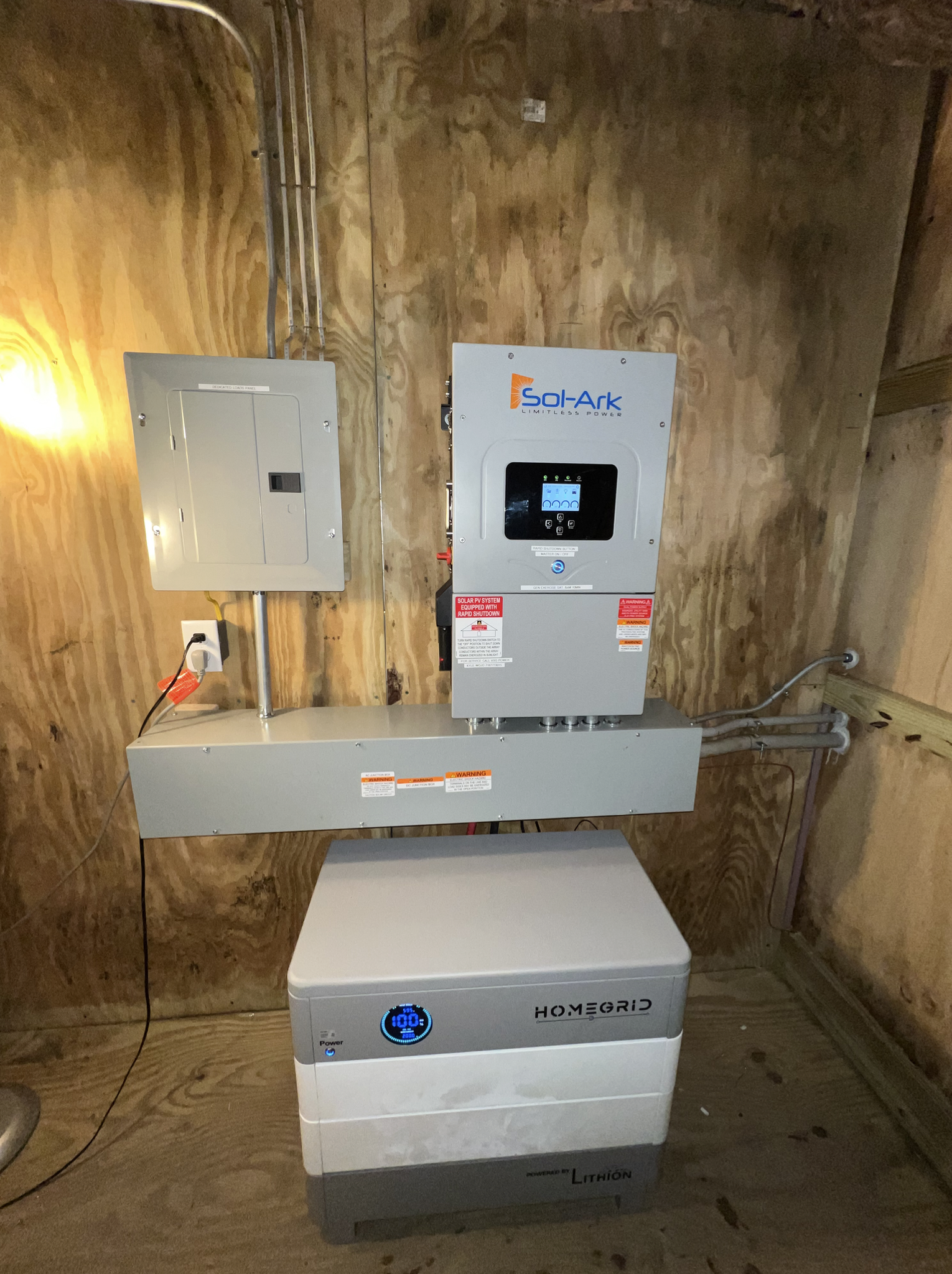 Sol-Ark and HomeGrid Installation in Attica