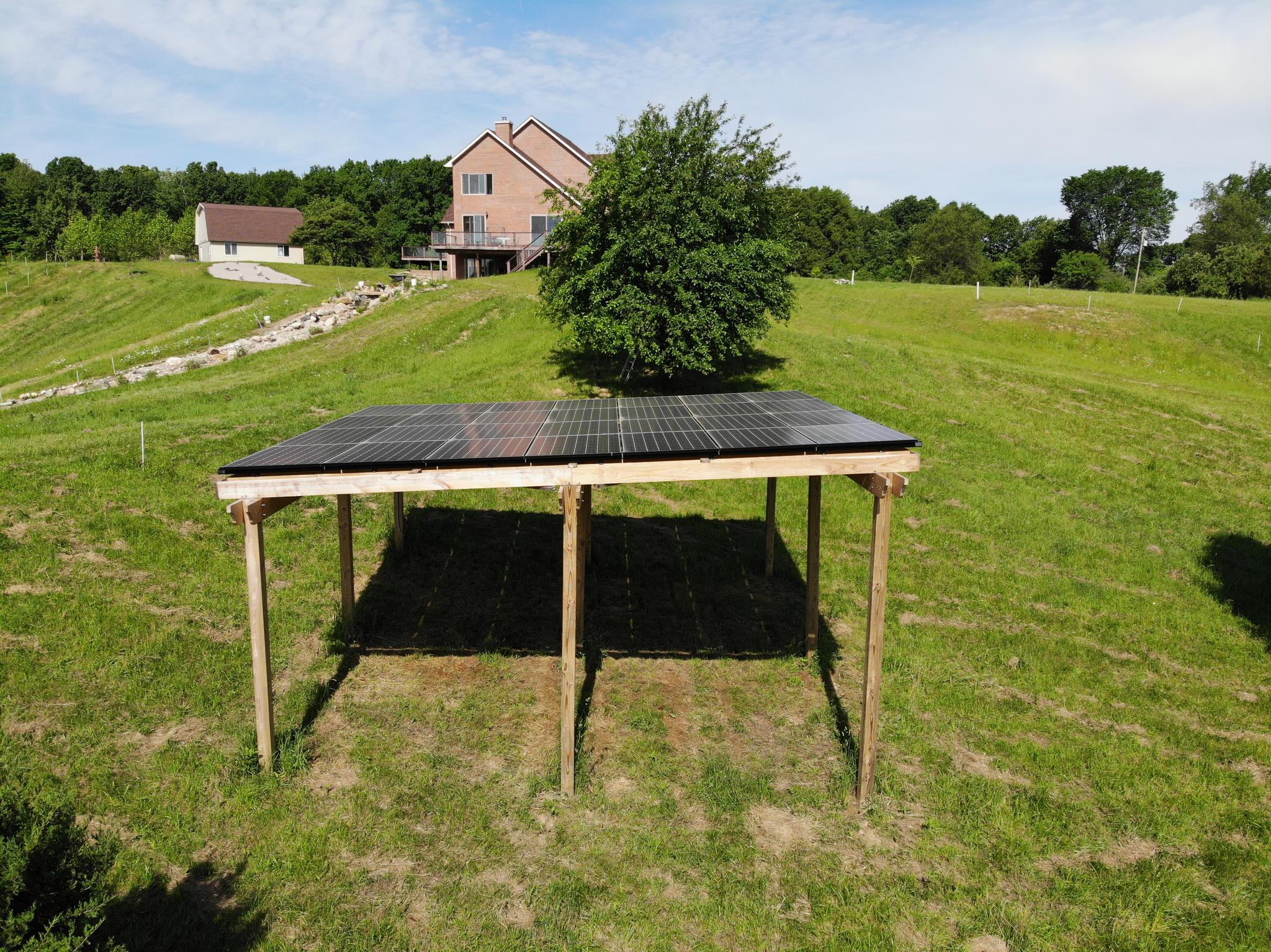 Solar pergola Holly MI