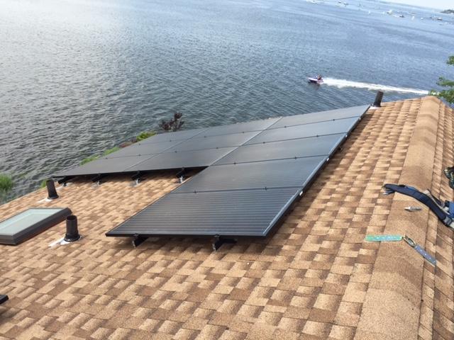 pitched roof in little neck