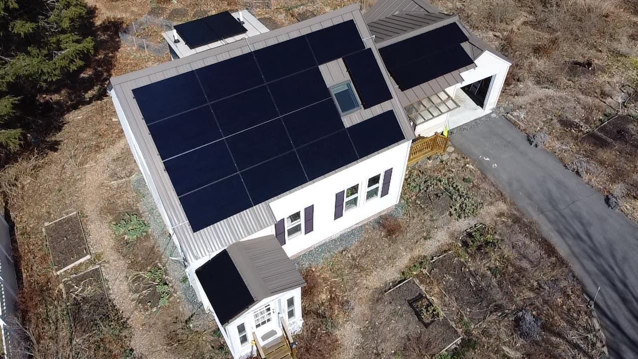 Metal roof installation