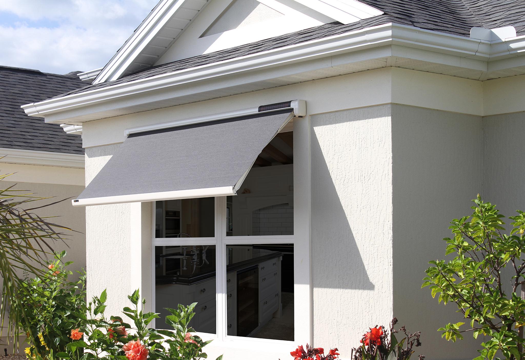 PowerFilm helped Sol-Lux integrate thin film solar to power their intelligent awning.