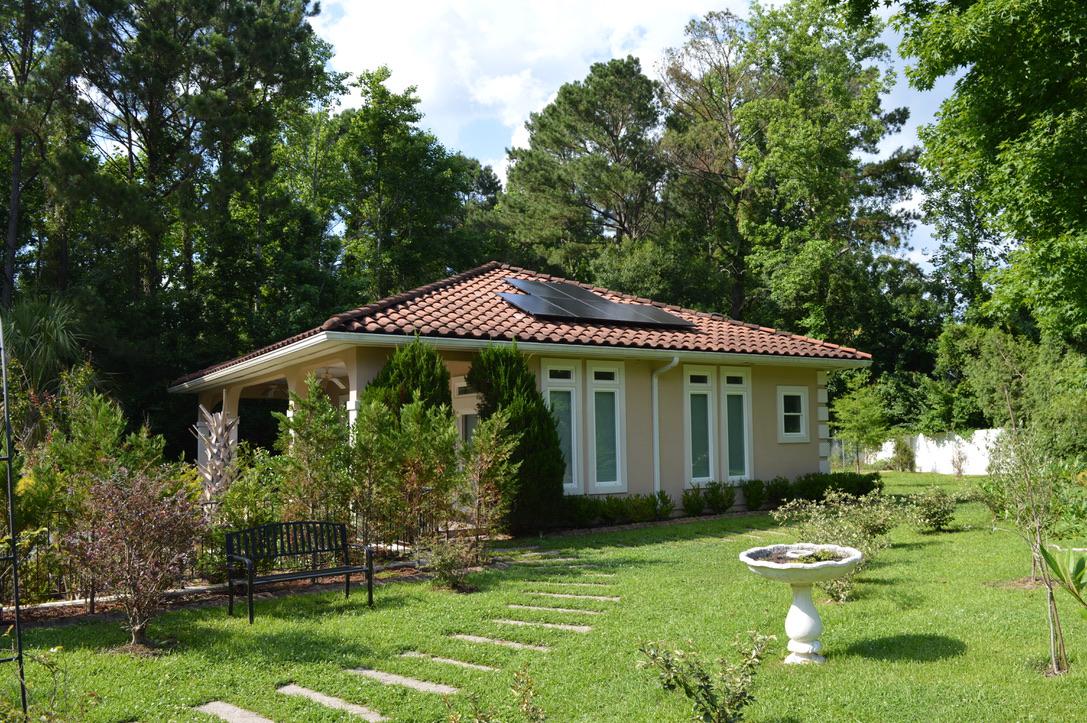 Clay S-Tile Roof on your pool house? No biggie. We'll power it.