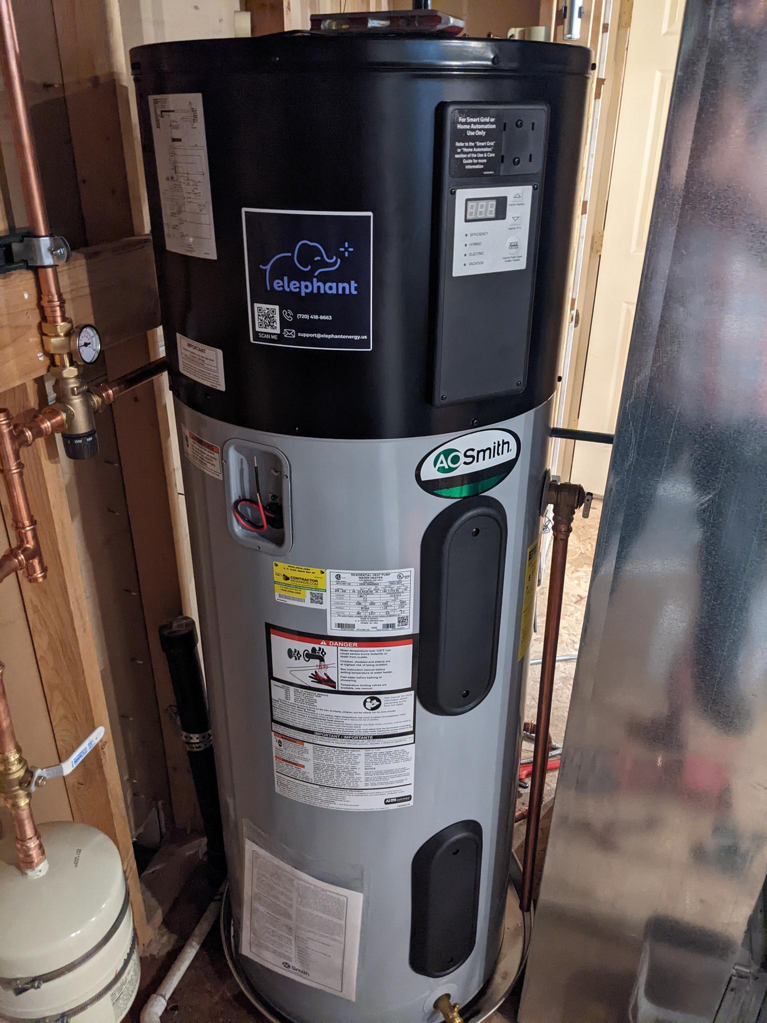 AO Smith heat pump water heater