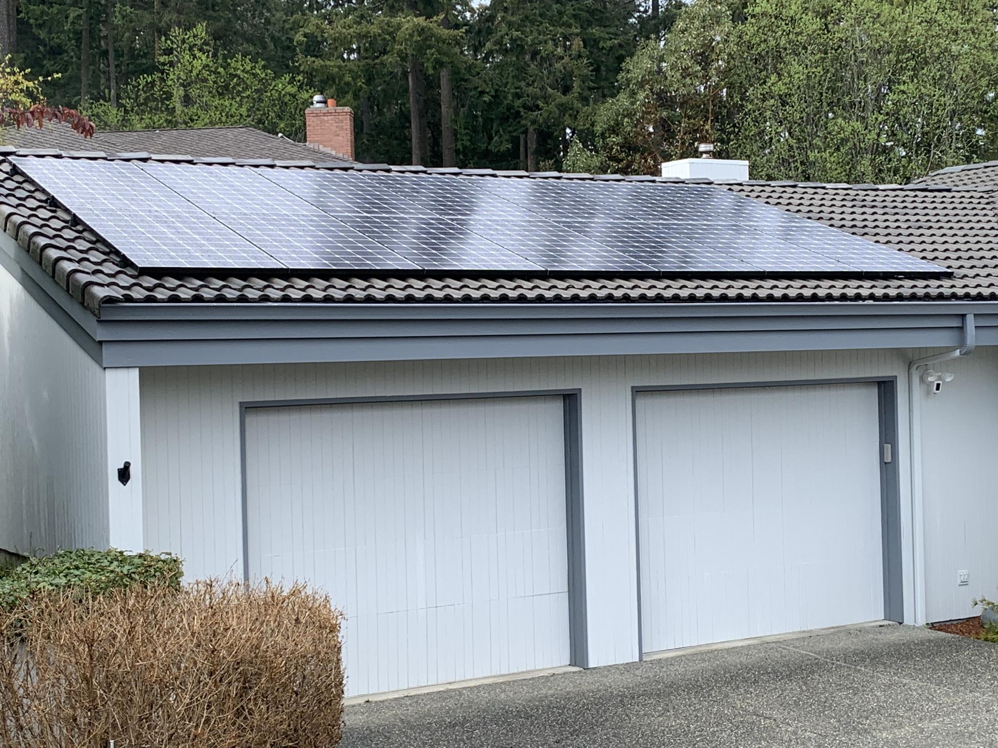 Tile Roof Solar Array