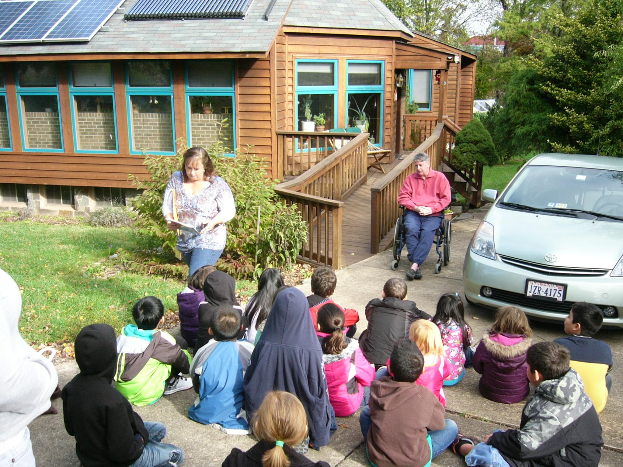 Community service wiht the Elementary kids