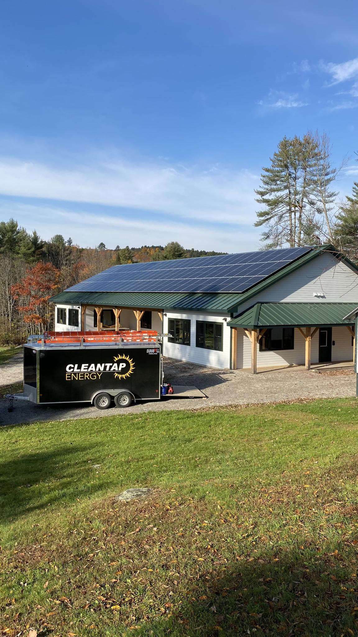 37kW Commercial system powered by Canadian Solar panels and SolArk inverters. Harrison, ME