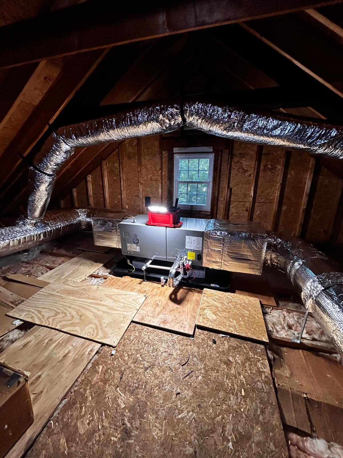 Midea Custom Comfort Ducted Heat Pump Installation in Franklin, MA