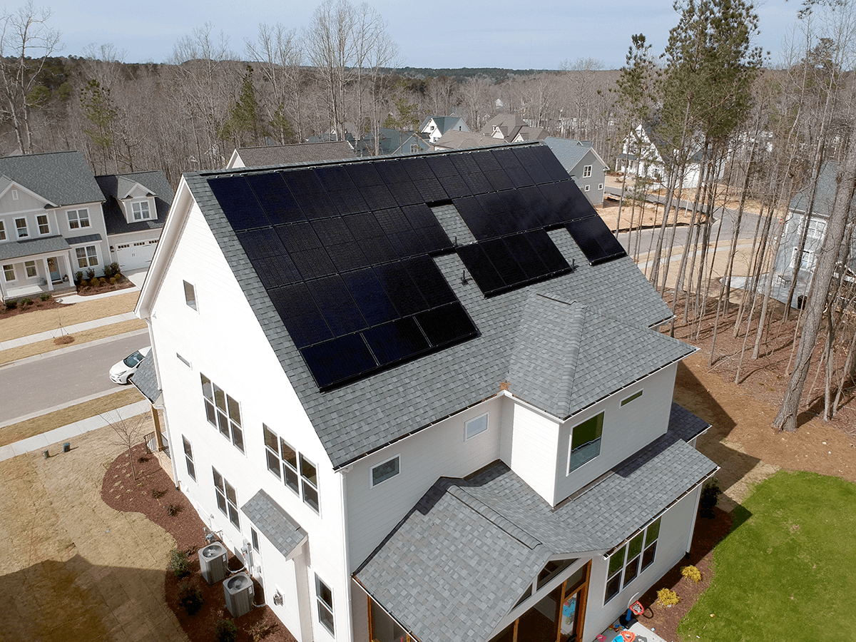 12.3kW system in Fuquay Varina, NC