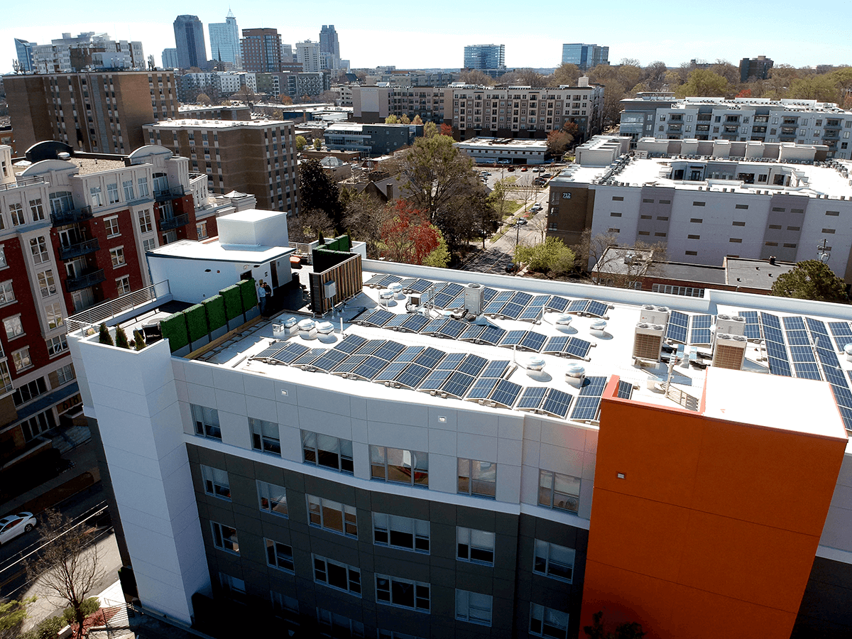 45.56kW system at Revisn in downtown Raleigh, NC