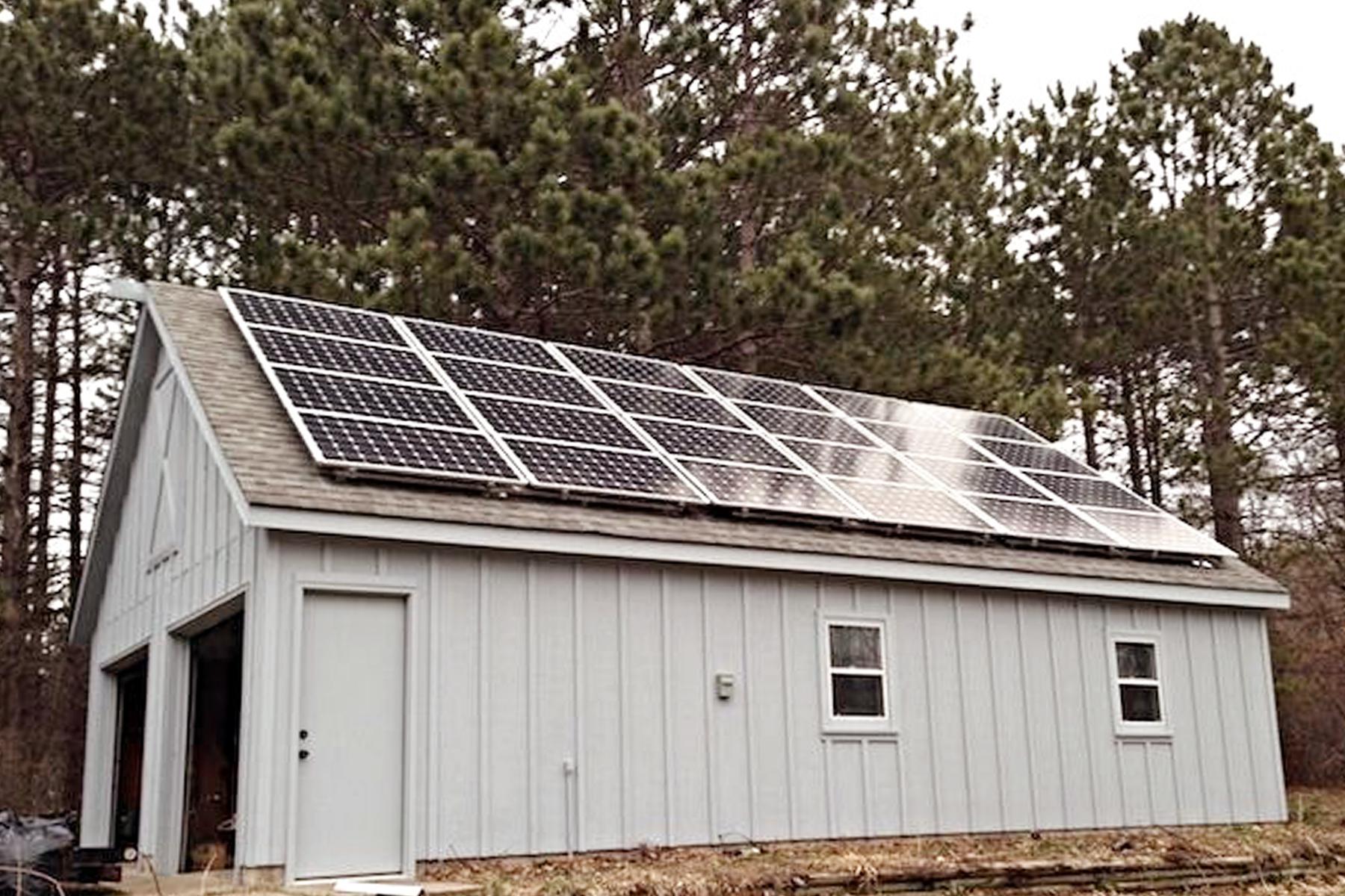 Solar Array on Detached Garage