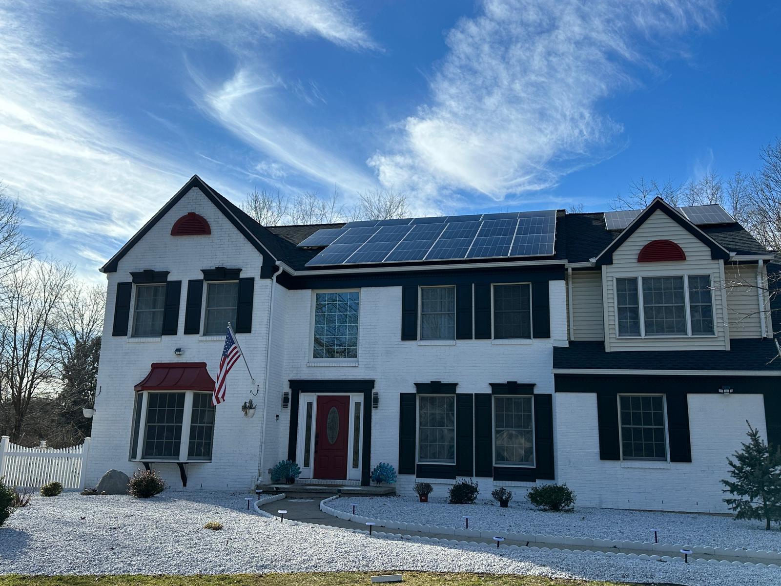 American home, sustainable energy. Proudly supporting a cleaner future.