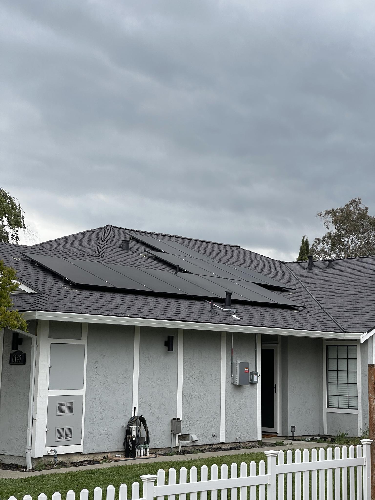 Re Roof with Solar Installation