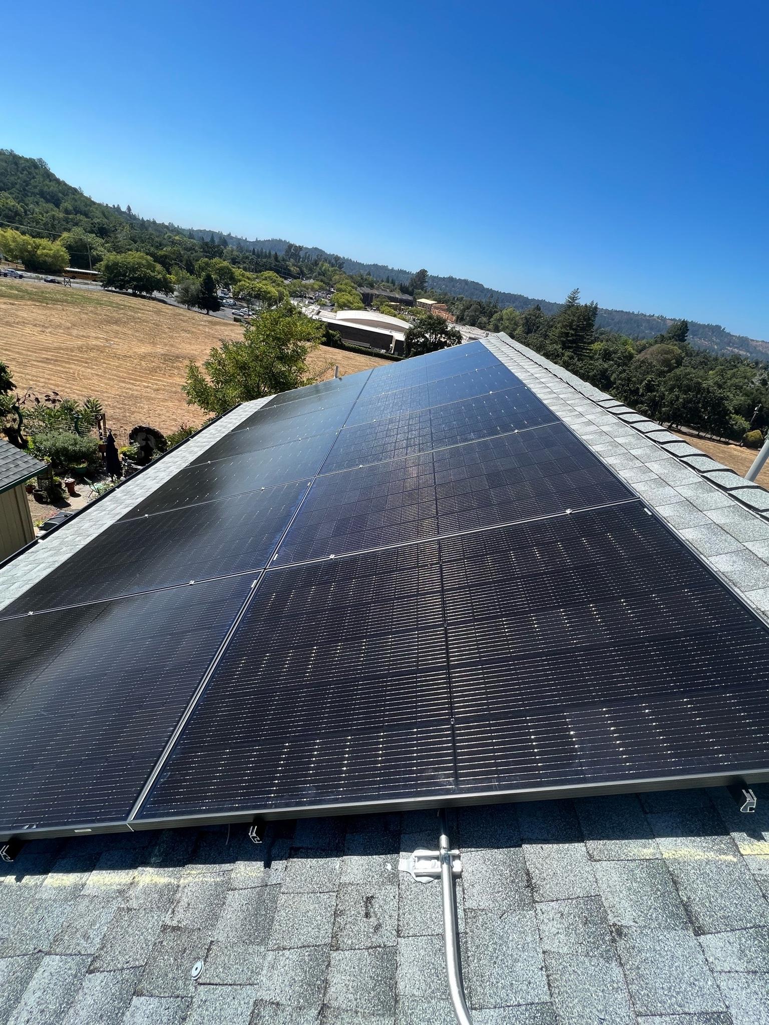 New GAF roof with Soalr