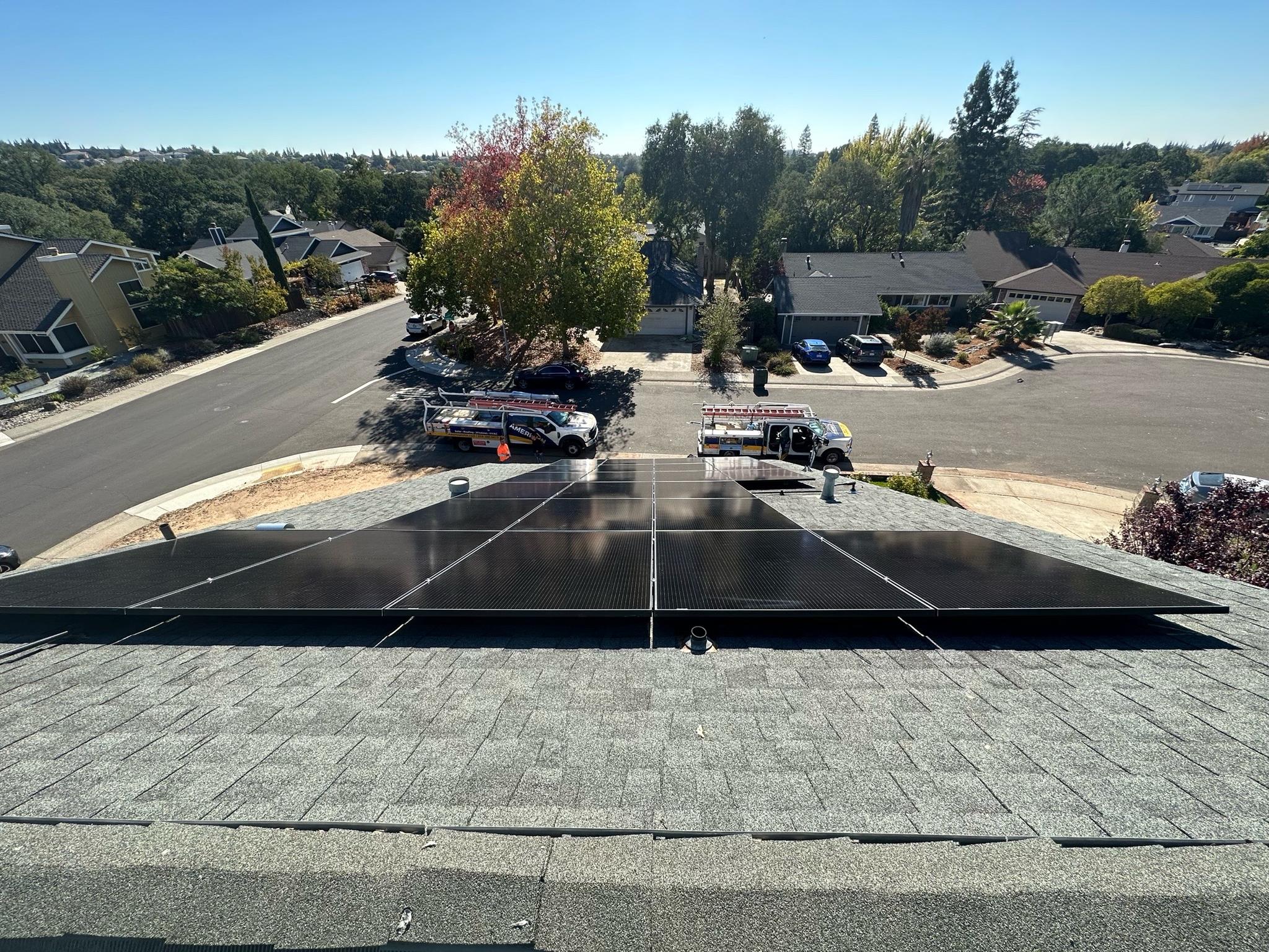 Roof Mount Solar System with Re Roof