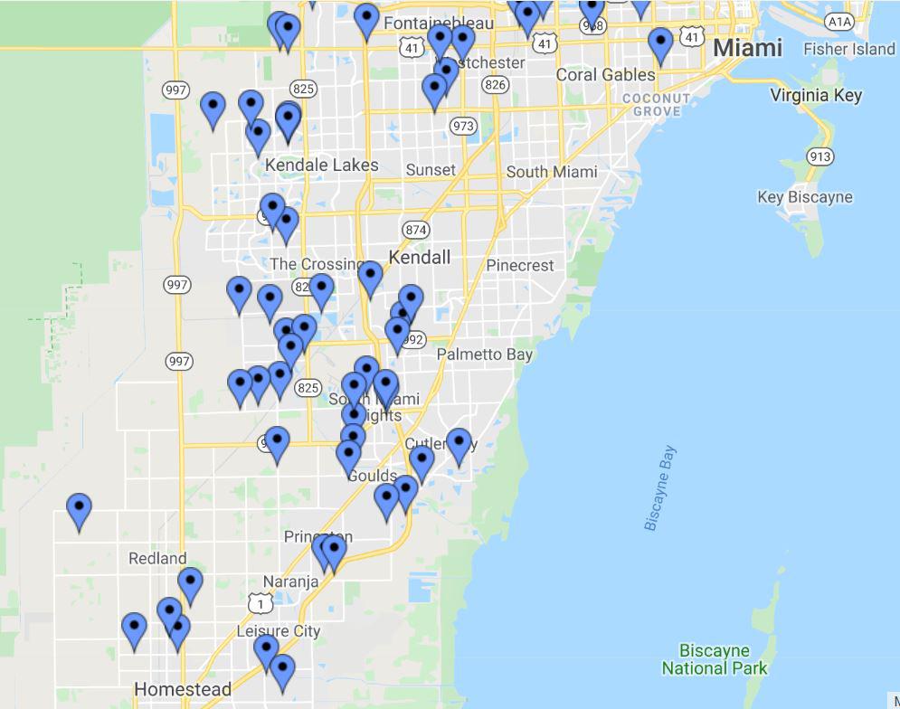 South Miami-Dade installations