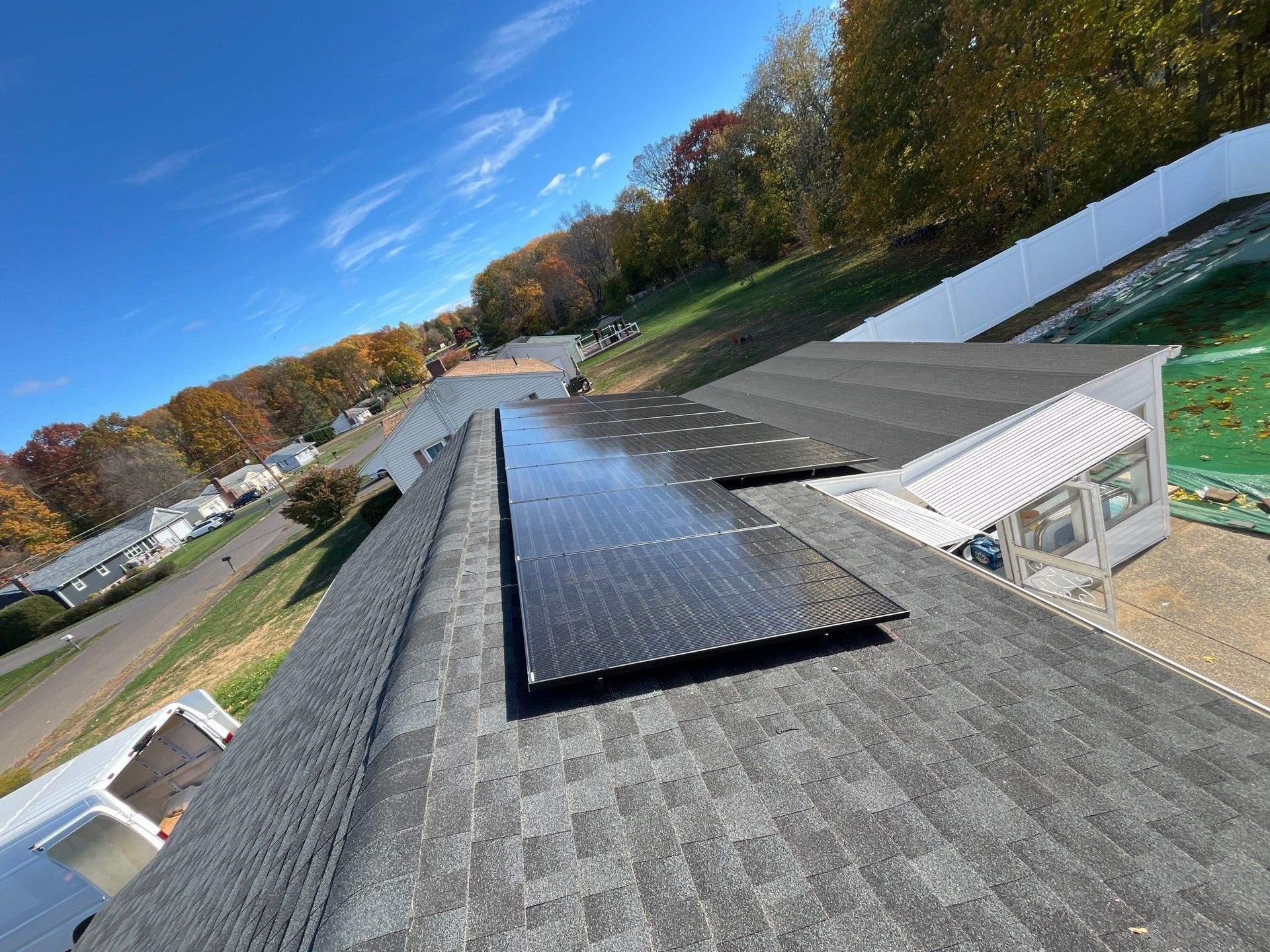 These homeowners plan to pay for future pool parties by referring their friends and family to West Electric!