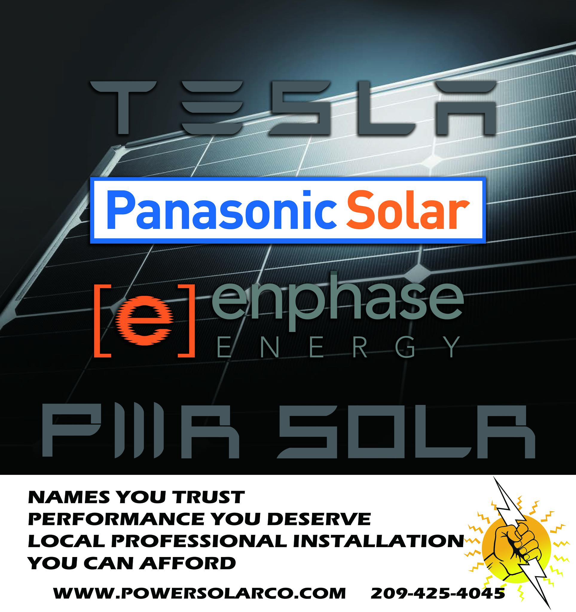 we have limited inventory of Panasonic/Tesla Modules