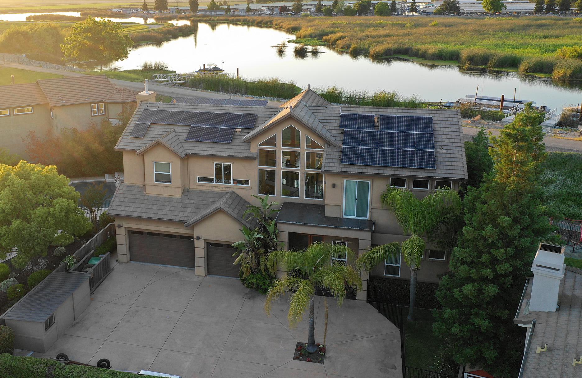 11.2 kw panasonic system with solaredge. Stockton, CA